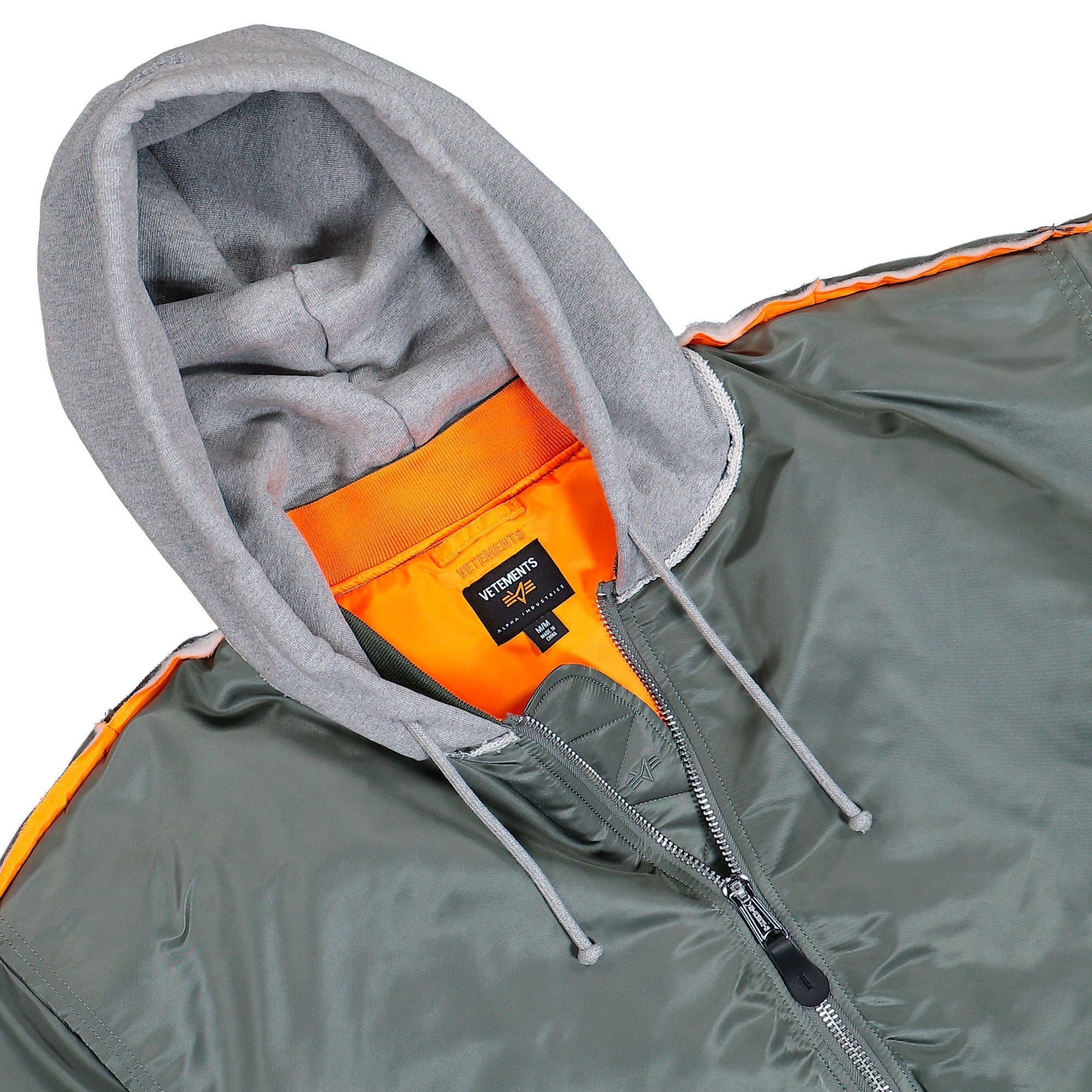 Vetements Bomber With Attached Hood