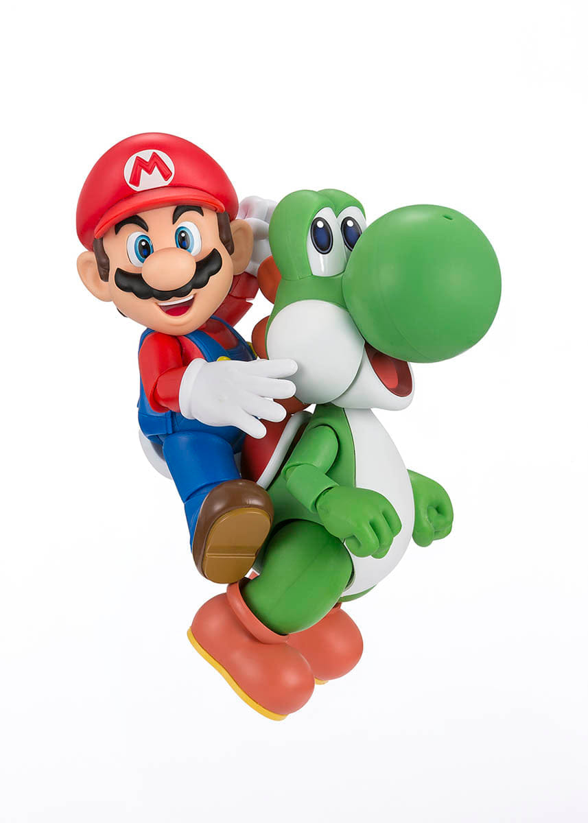 Bandai S.H. Figuarts Yoshi (Super Mario) Super Mario Action Figure