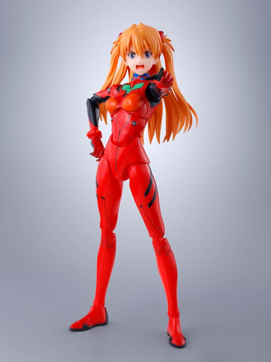 Bandai S.H. Figuarts Asuka Shikinami Langley Neon Genesis Evangelion Action Figure