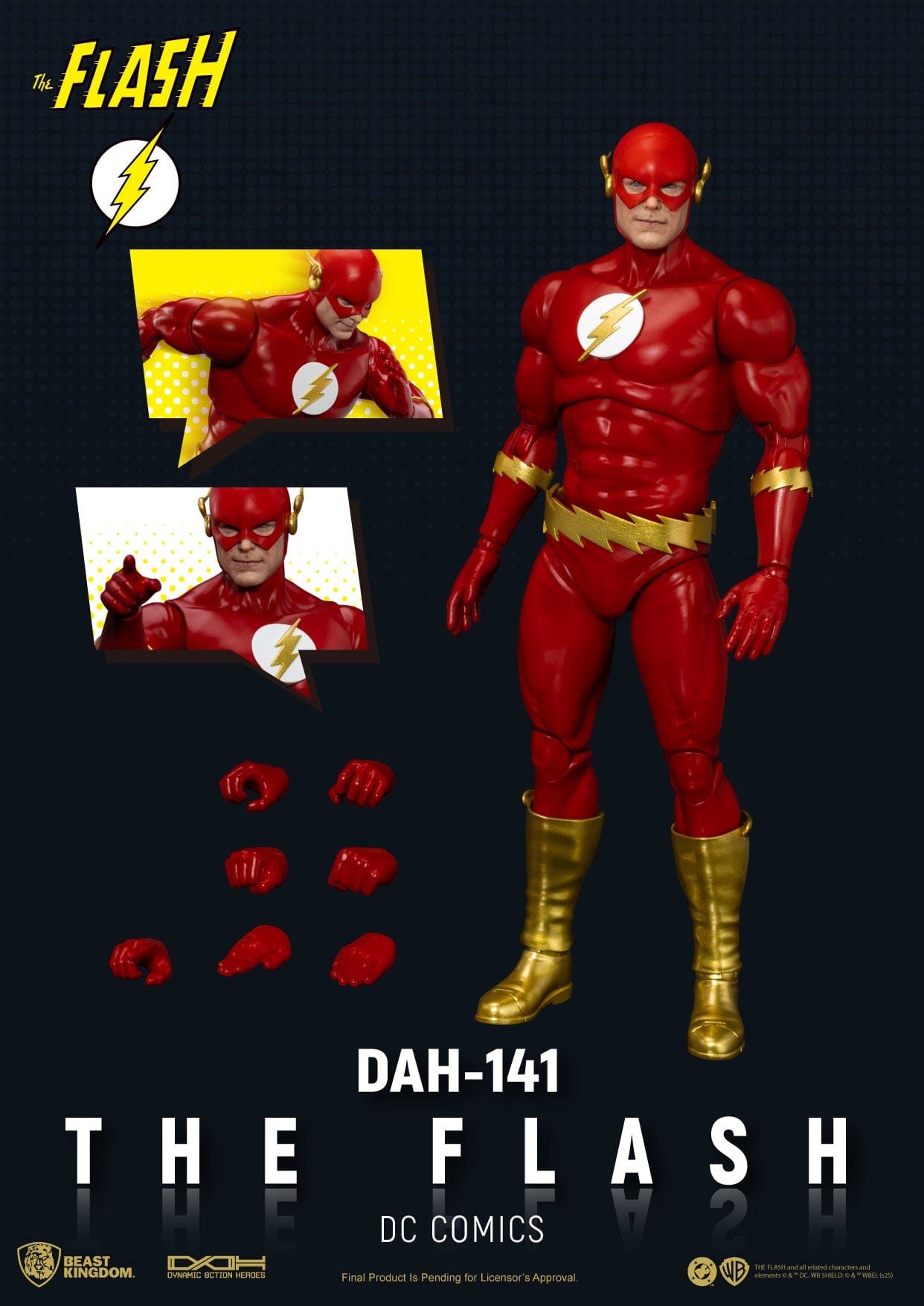 Bandai **Pre Order**Beast Kingdom DAH - 141 Dynamic 8 - Ction Flash Action Figure