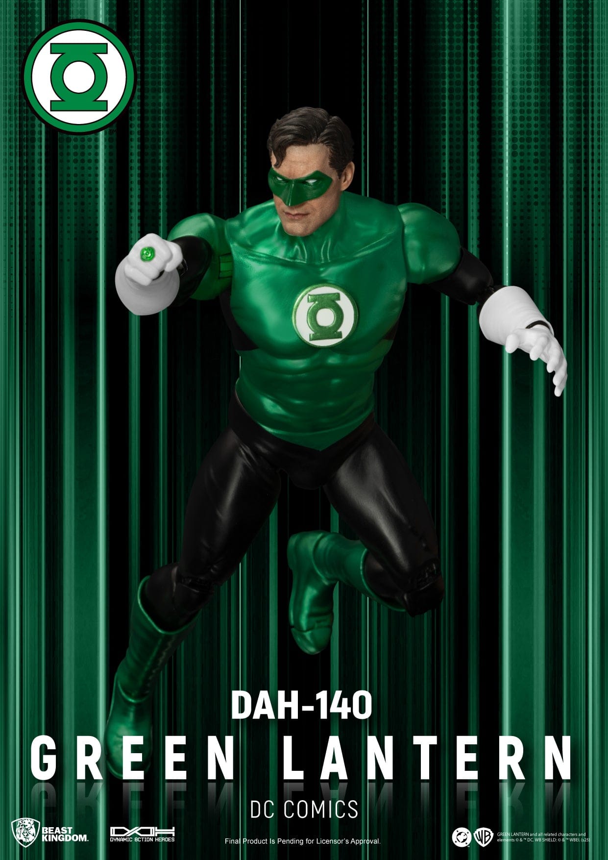 Bandai **Pre Order**Beast Kingdom DAH - 140 Dynamic 8 - Ction Green Lantern Action Figure
