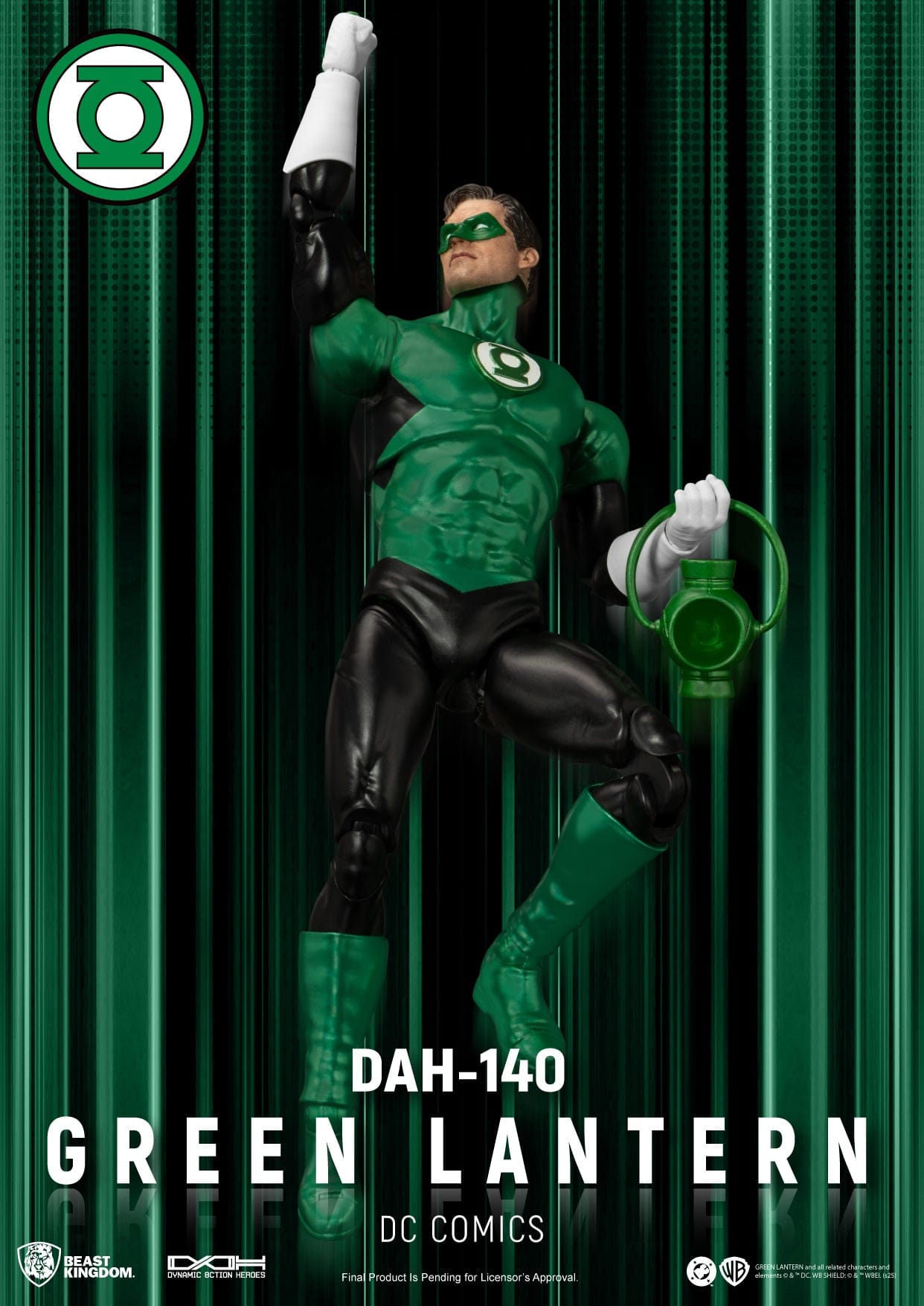 Bandai **Pre Order**Beast Kingdom DAH - 140 Dynamic 8 - Ction Green Lantern Action Figure