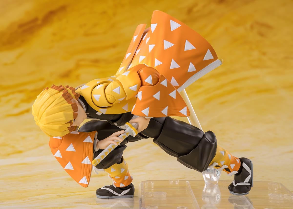 Bandai S.H. Figuarts Zenitsu Agatsuma Demon Slayer: Kimetsu no Yaiba Action Figure