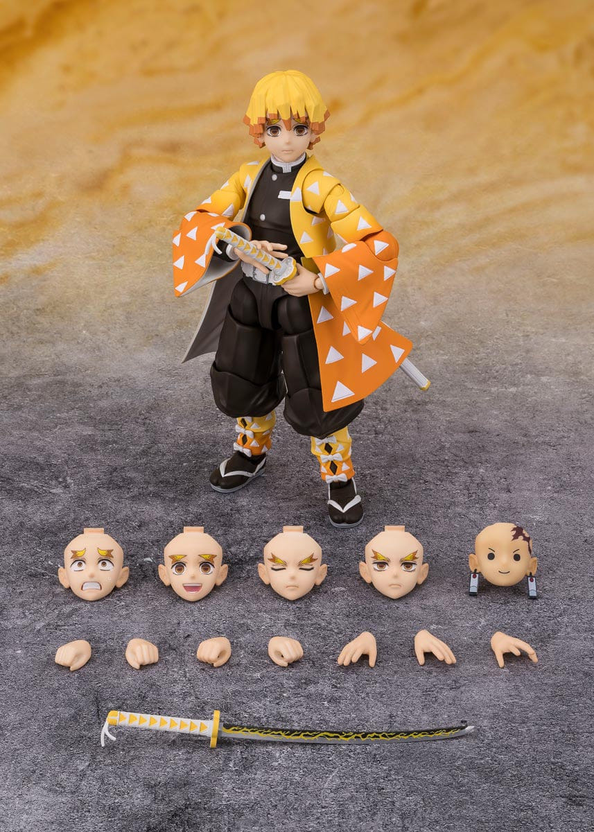 Bandai S.H. Figuarts Zenitsu Agatsuma Demon Slayer: Kimetsu no Yaiba Action Figure