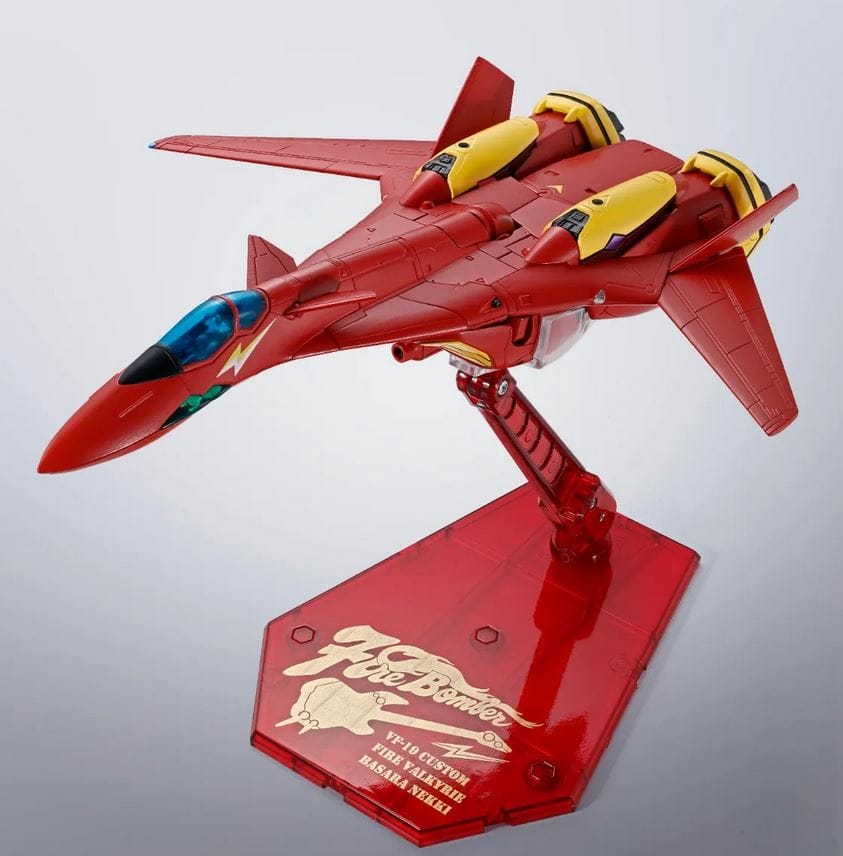 Bandai VF - 19 Custom Fire Valkyrie Macross 7 Hi - Metal R Action Figure