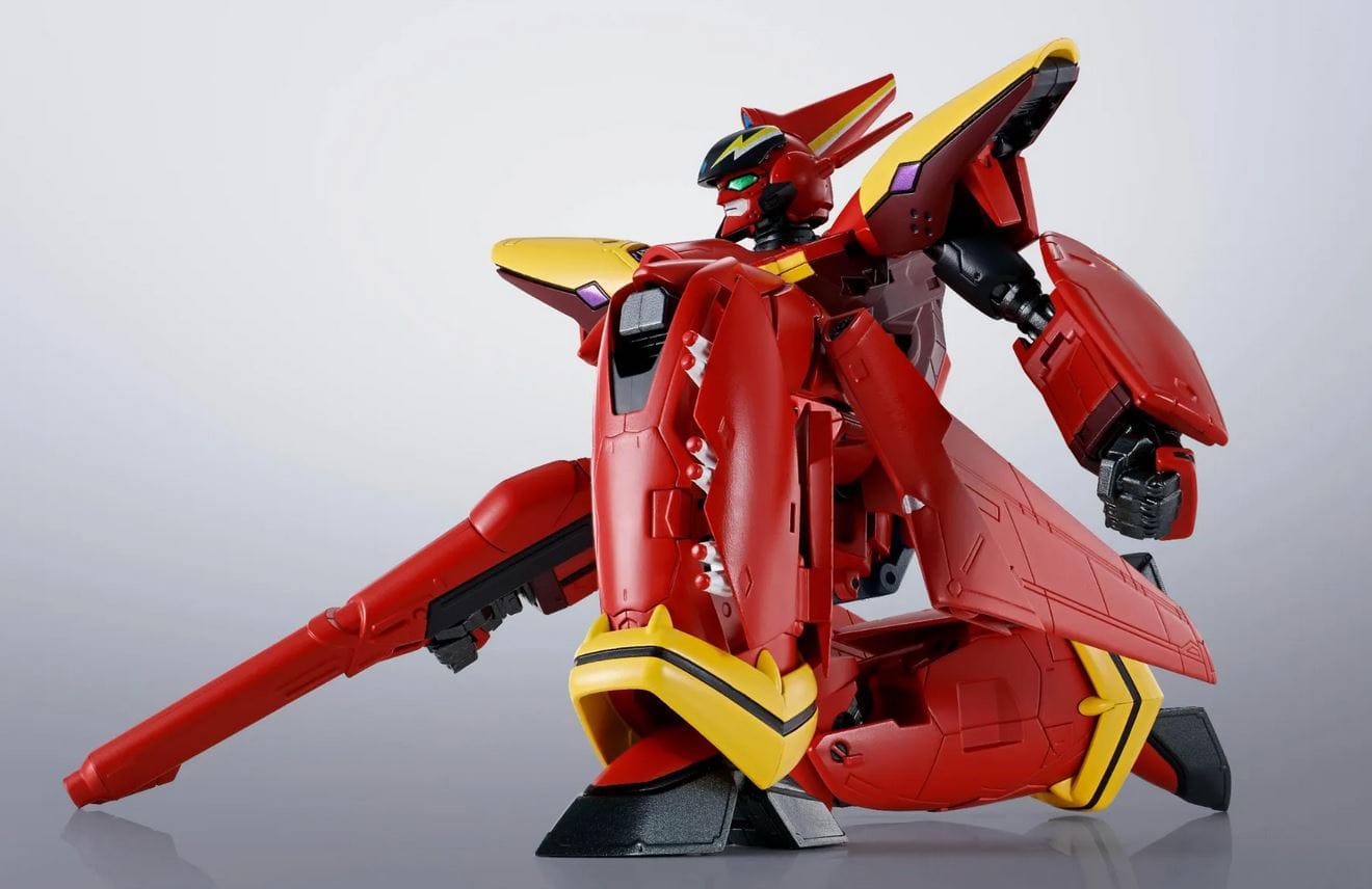 Bandai VF - 19 Custom Fire Valkyrie Macross 7 Hi - Metal R Action Figure