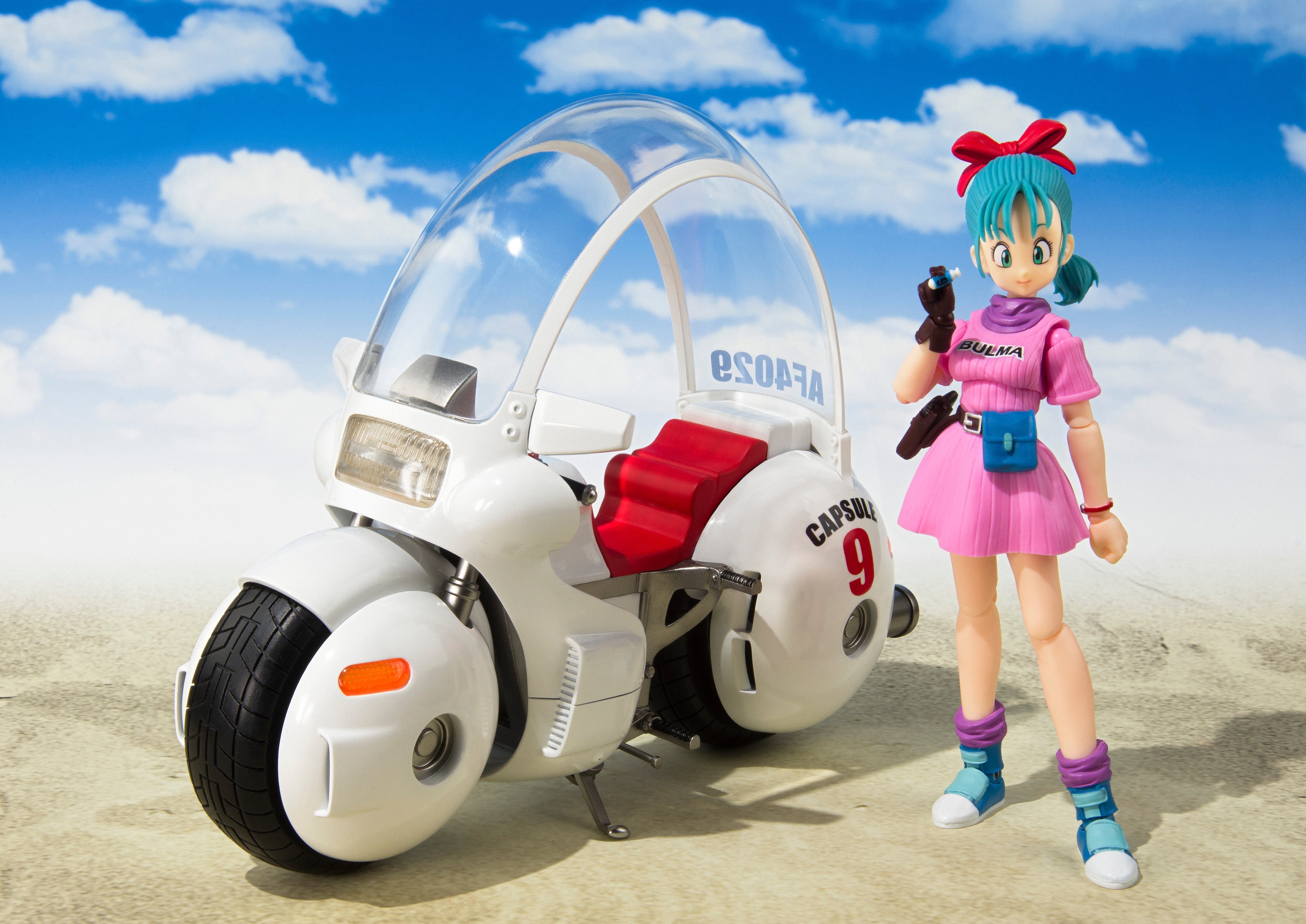Bandai S.H. Figuarts BULMA‘S MOTORCYCLE - HOIPOI CAPSULE No.9 - DRAGON BALL SERIES Action Figure