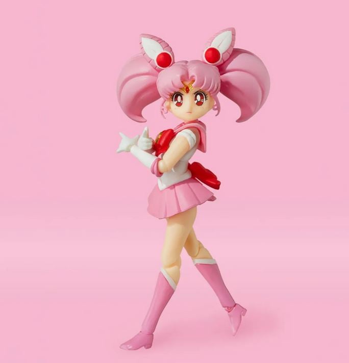 Bandai S.H. Figuarts Sailor Chibi Moon Animation Color Edition Pretty Guardian Sailor Moon Action Figure