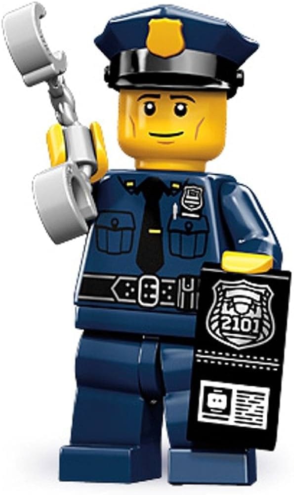 LEGO MINIFIG Policeman, Series 9 col09 - 6