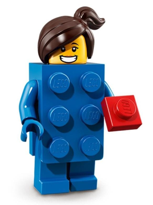 LEGO MINIFIG Brick Suit Girl, Series 18 col18 - 3
