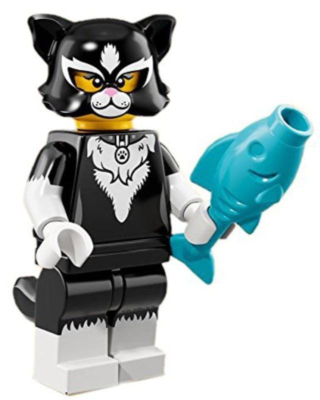 LEGO MINIFIG Cat Costume Girl, Series 18 col18 - 12