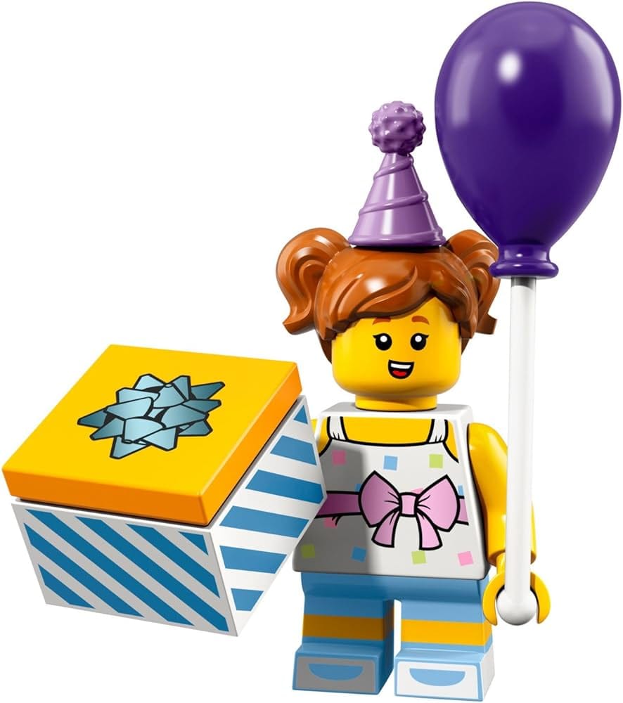 LEGO MINIFIG Birthday Party Girl, Series 18 col18 - 6