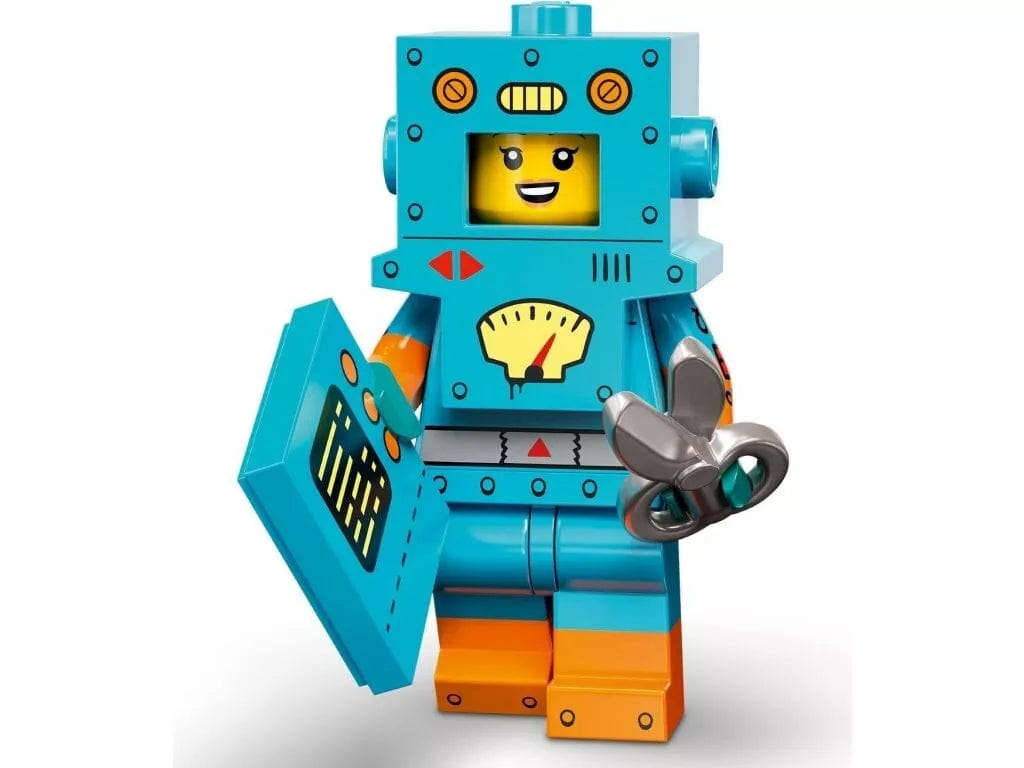 LEGO MINIFIG Cardboard Robot, Series 23 col23 - 6