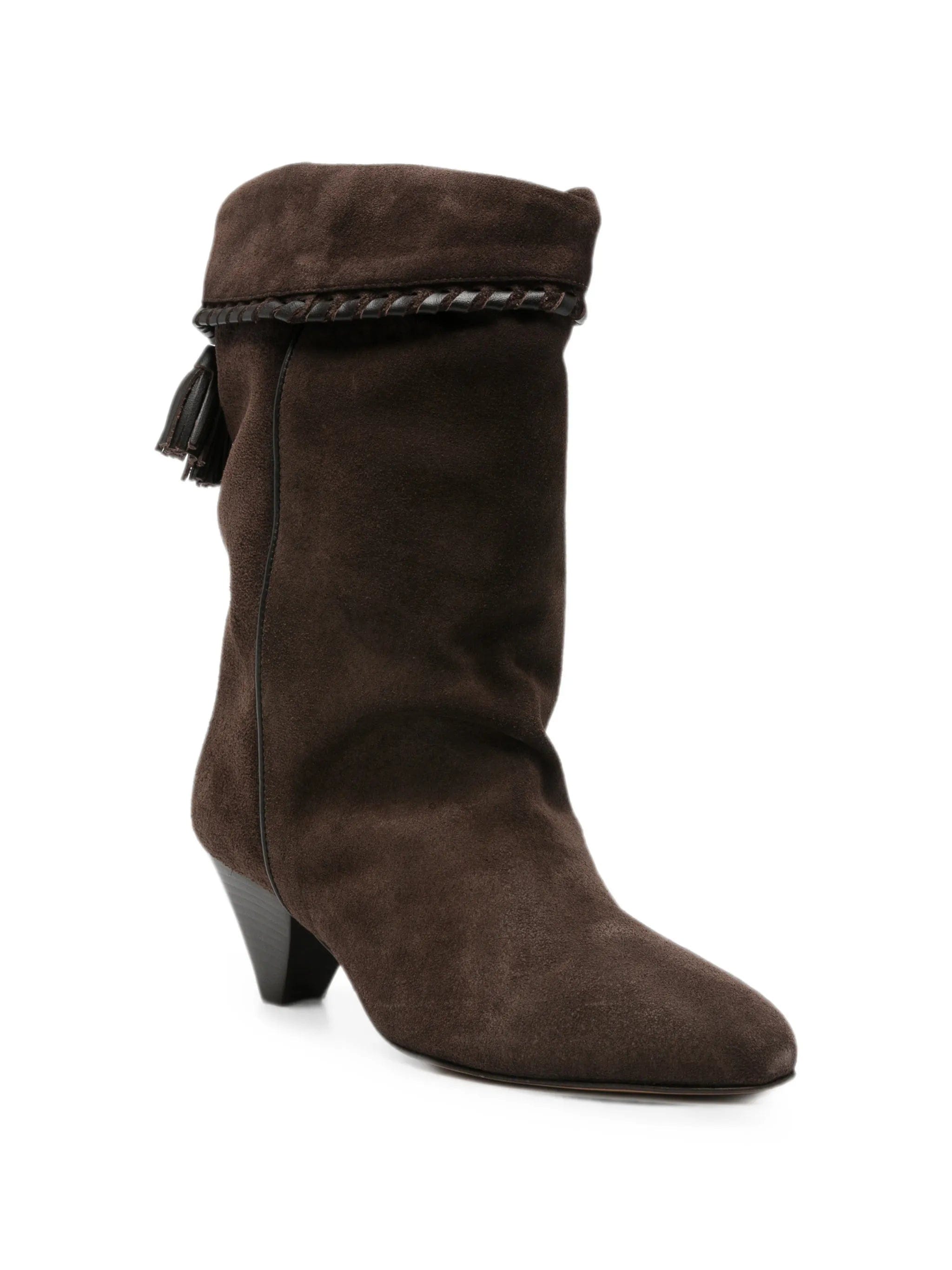 Isabel Marant Dalby tassel - detail braided - trim boots