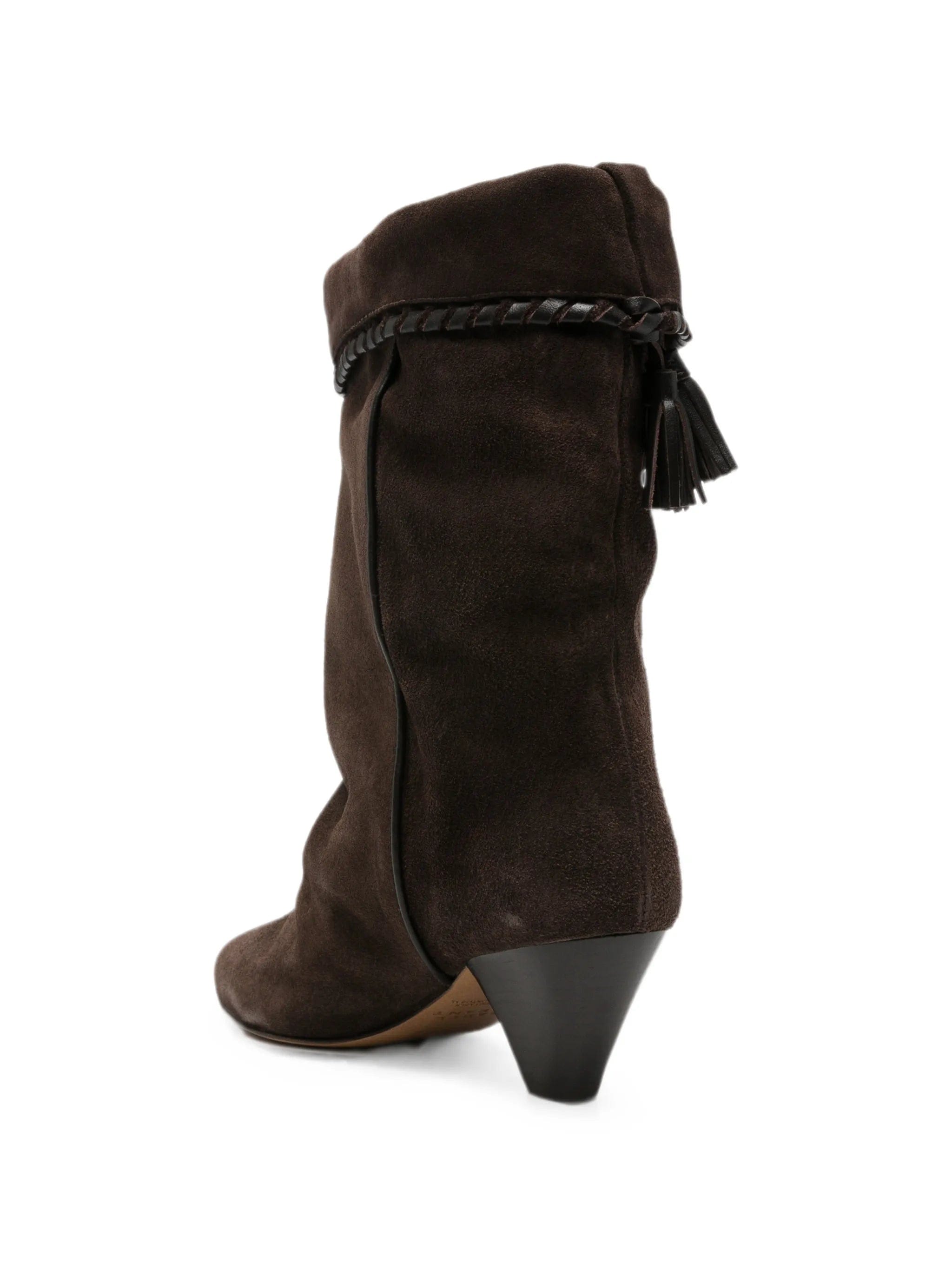 Isabel Marant Dalby tassel - detail braided - trim boots