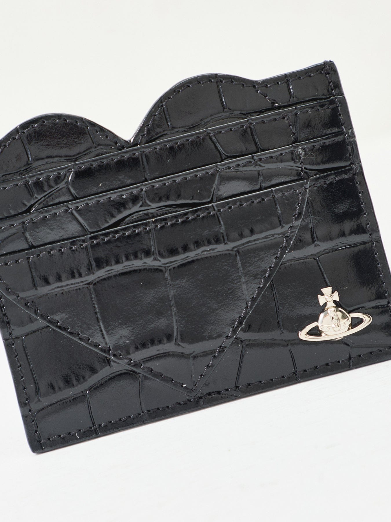 Vivienne Westwood Heart Card Holder Black