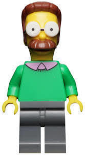 LEGO MINIFIG Ned Flanders, Simpsons Series sim013
