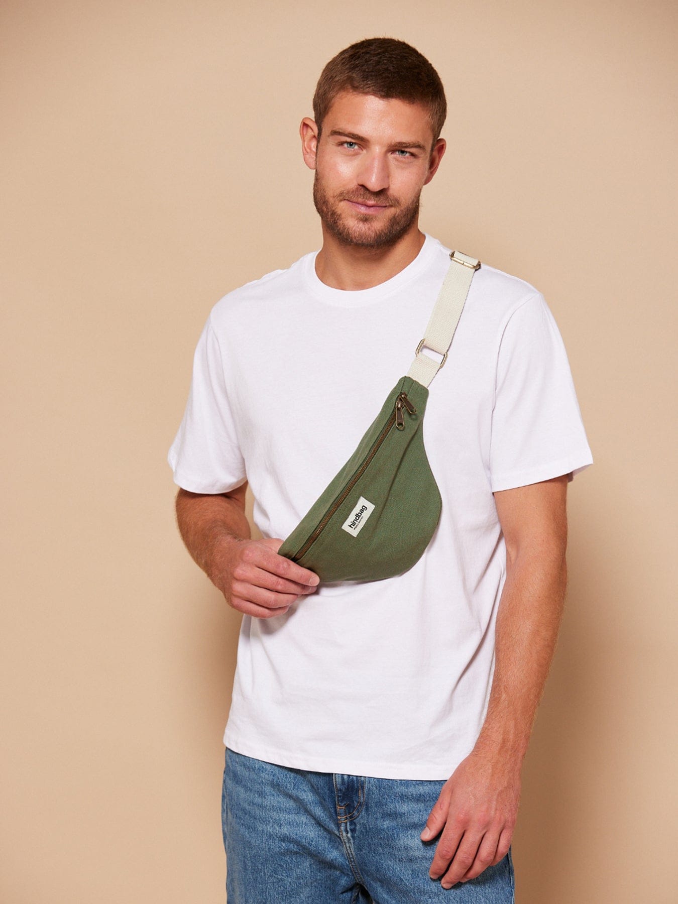 Hindbag Olivia Canvas Shoulder Bag Olive