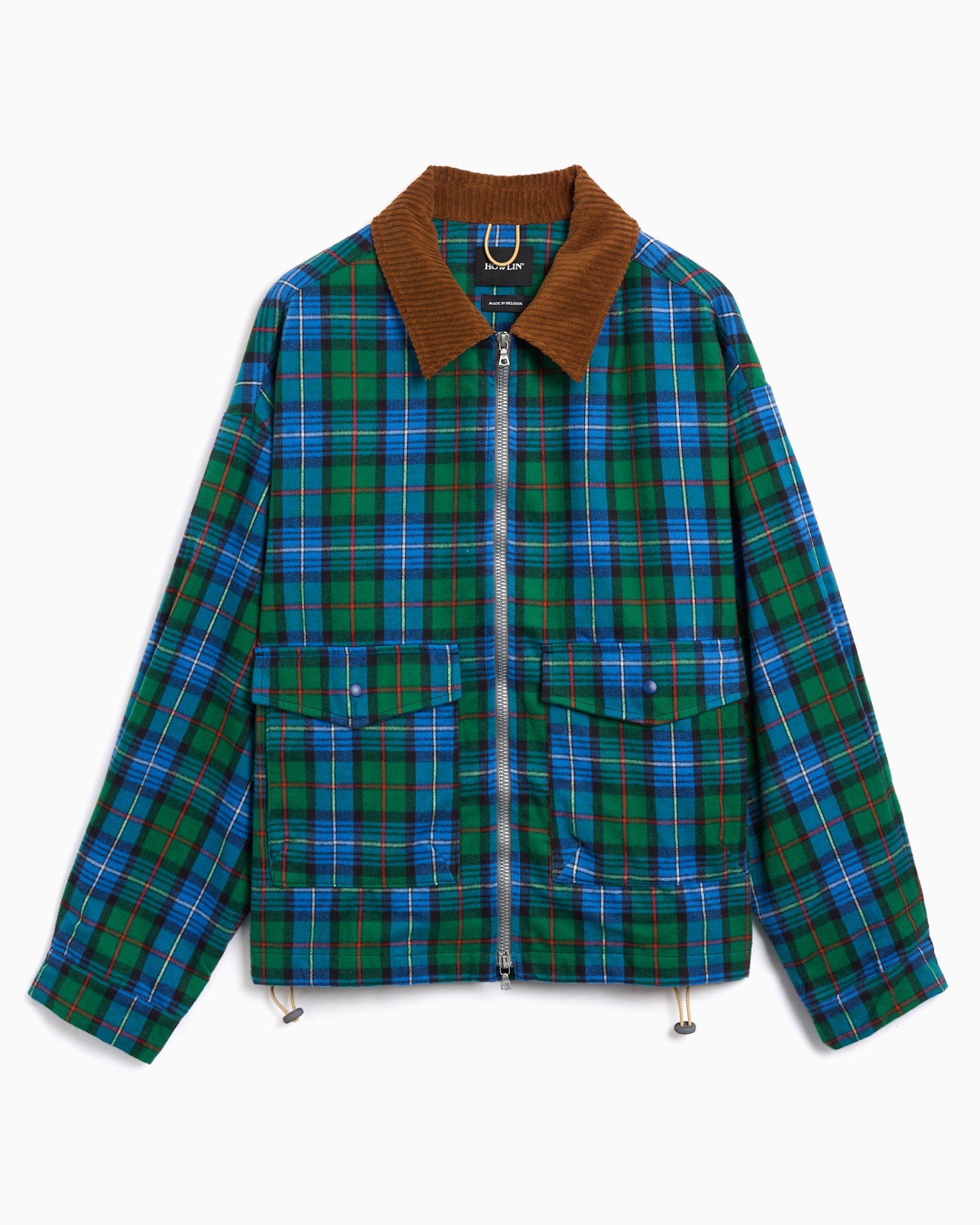 Howlin' Chaqueta ligera de cuadros Boxy Howlin' Swing para hombre