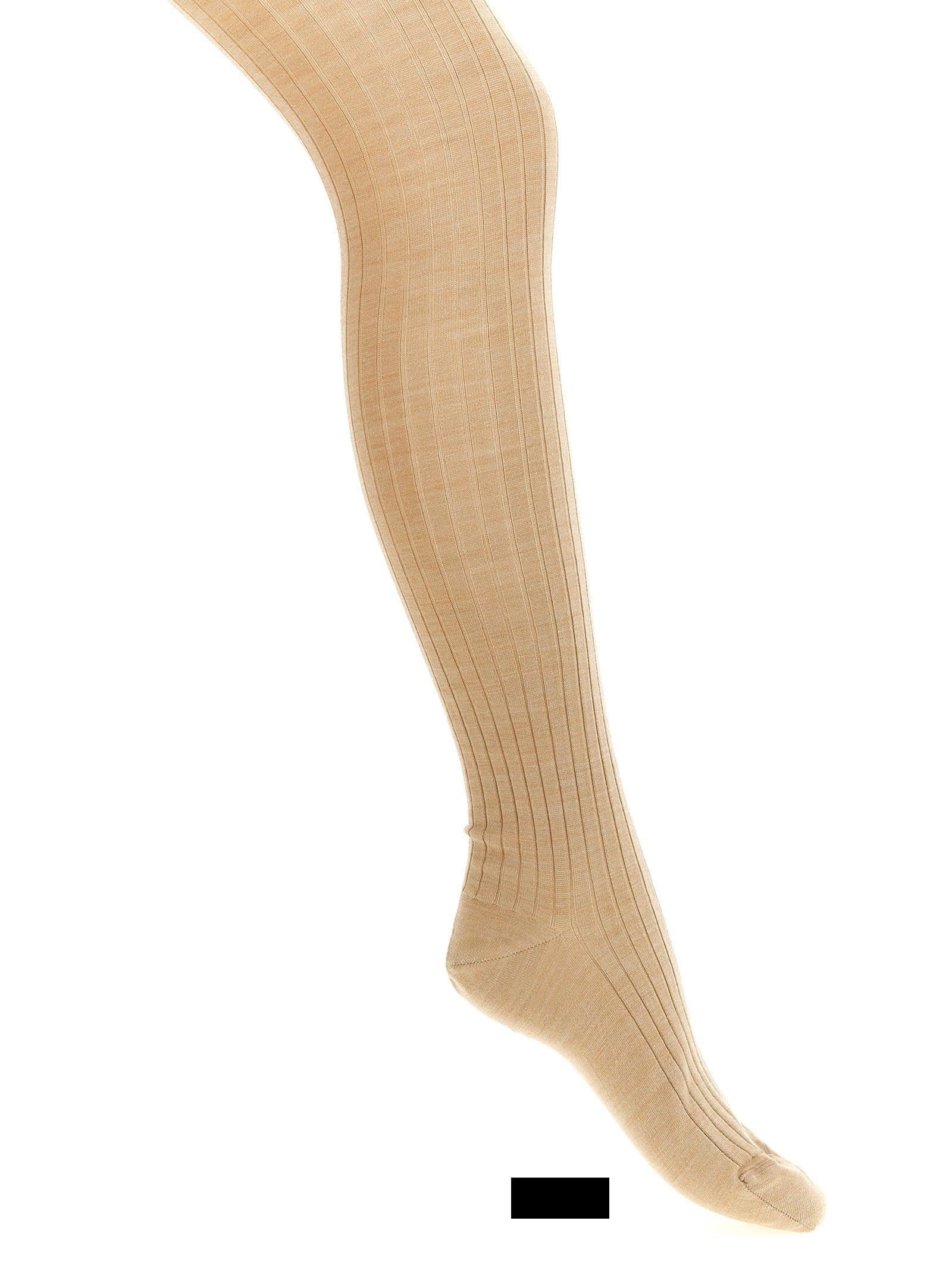 Jil Sander Ribbed Wool - Blend Leggings — beige