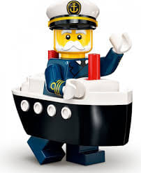 LEGO MINIFIG Ferry Captain, Series 23 col23 - 10
