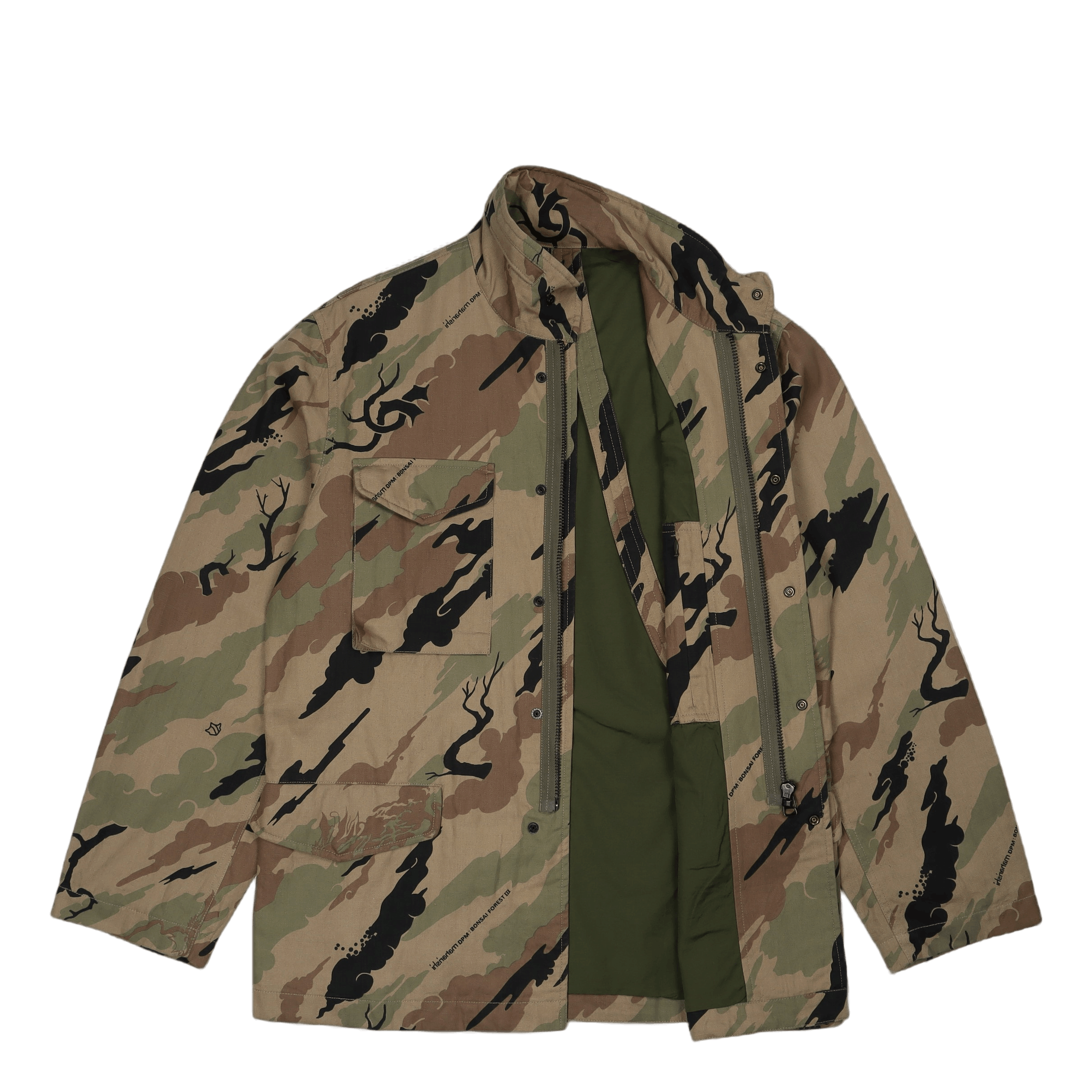 Maharishi Camo Modified M65 Jacket Cotto Woodland