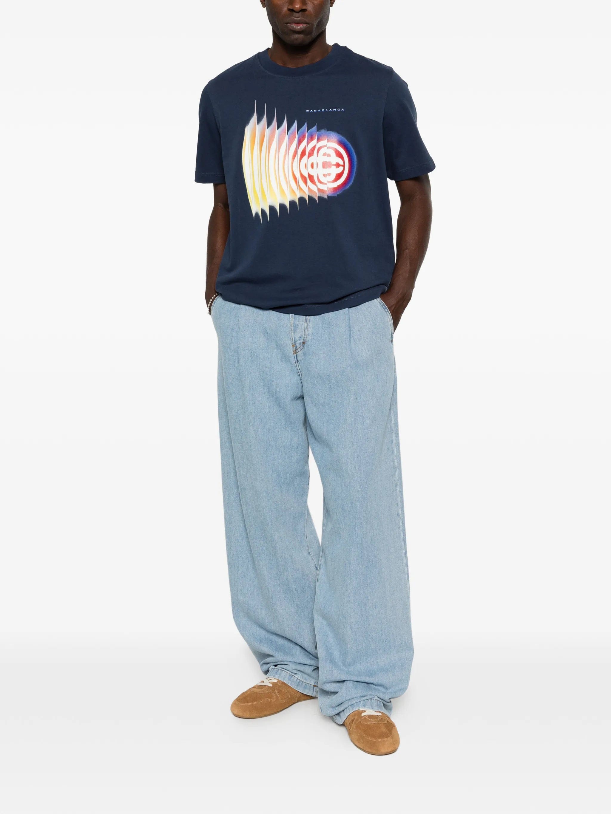 Casablanca Shockwave crew - neck T - shirt