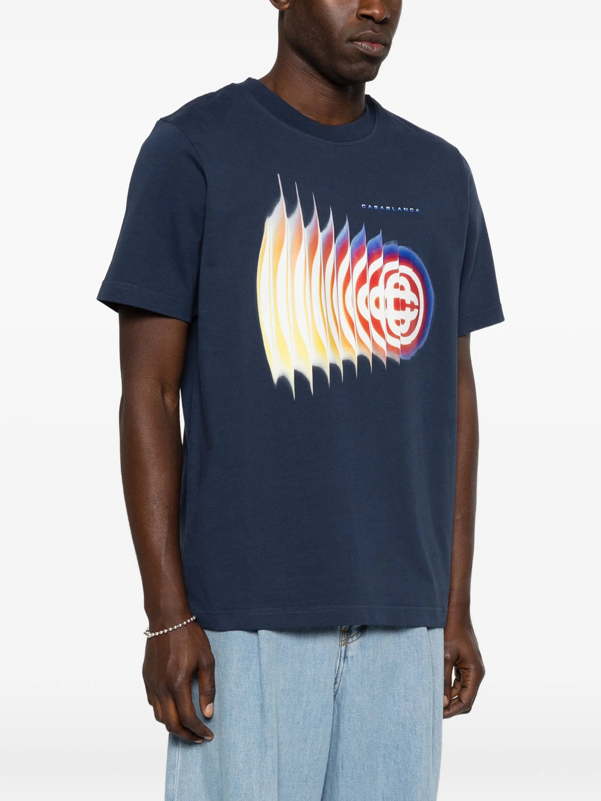 Casablanca Shockwave crew - neck T - shirt