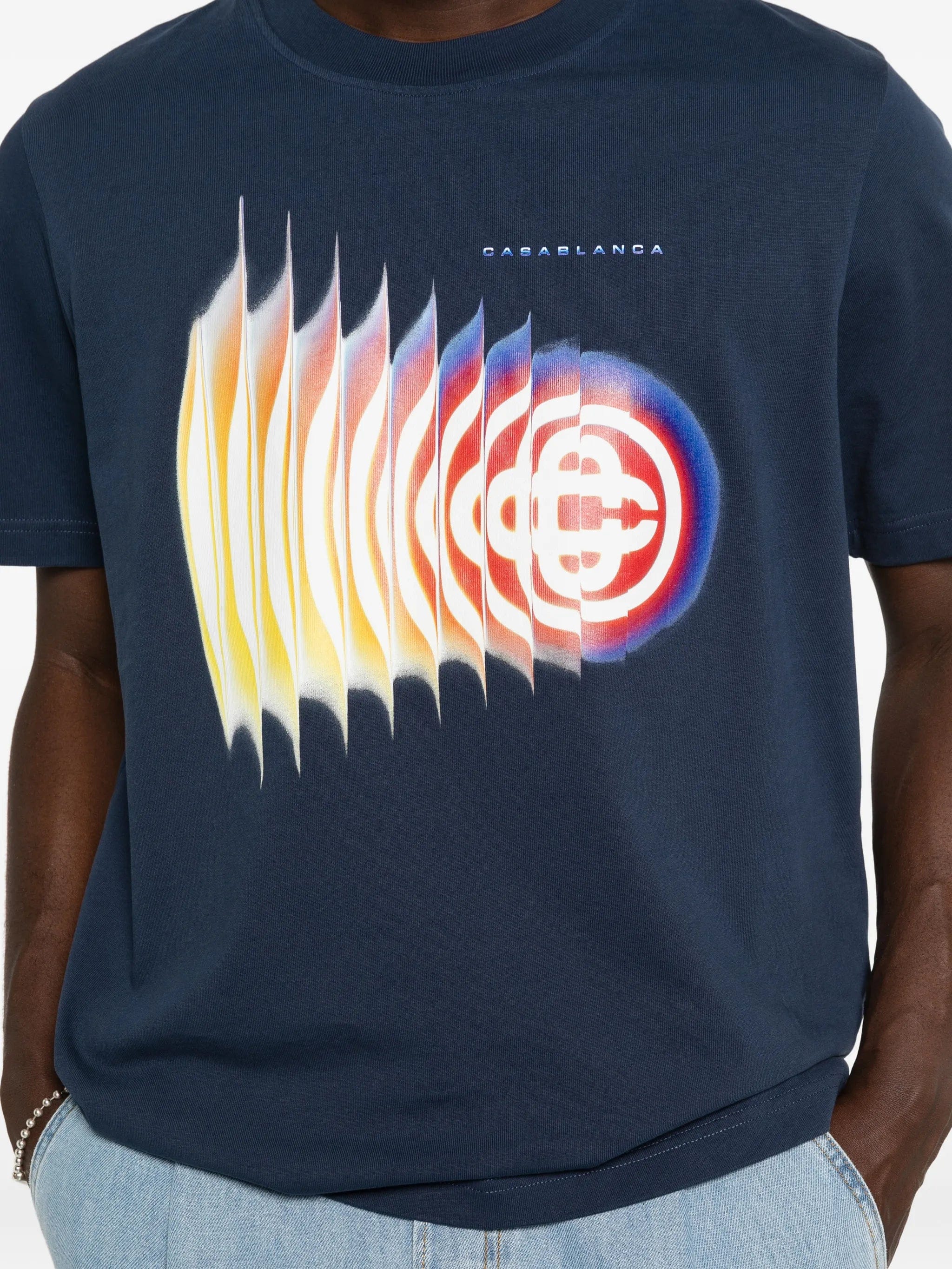 Casablanca Shockwave crew - neck T - shirt