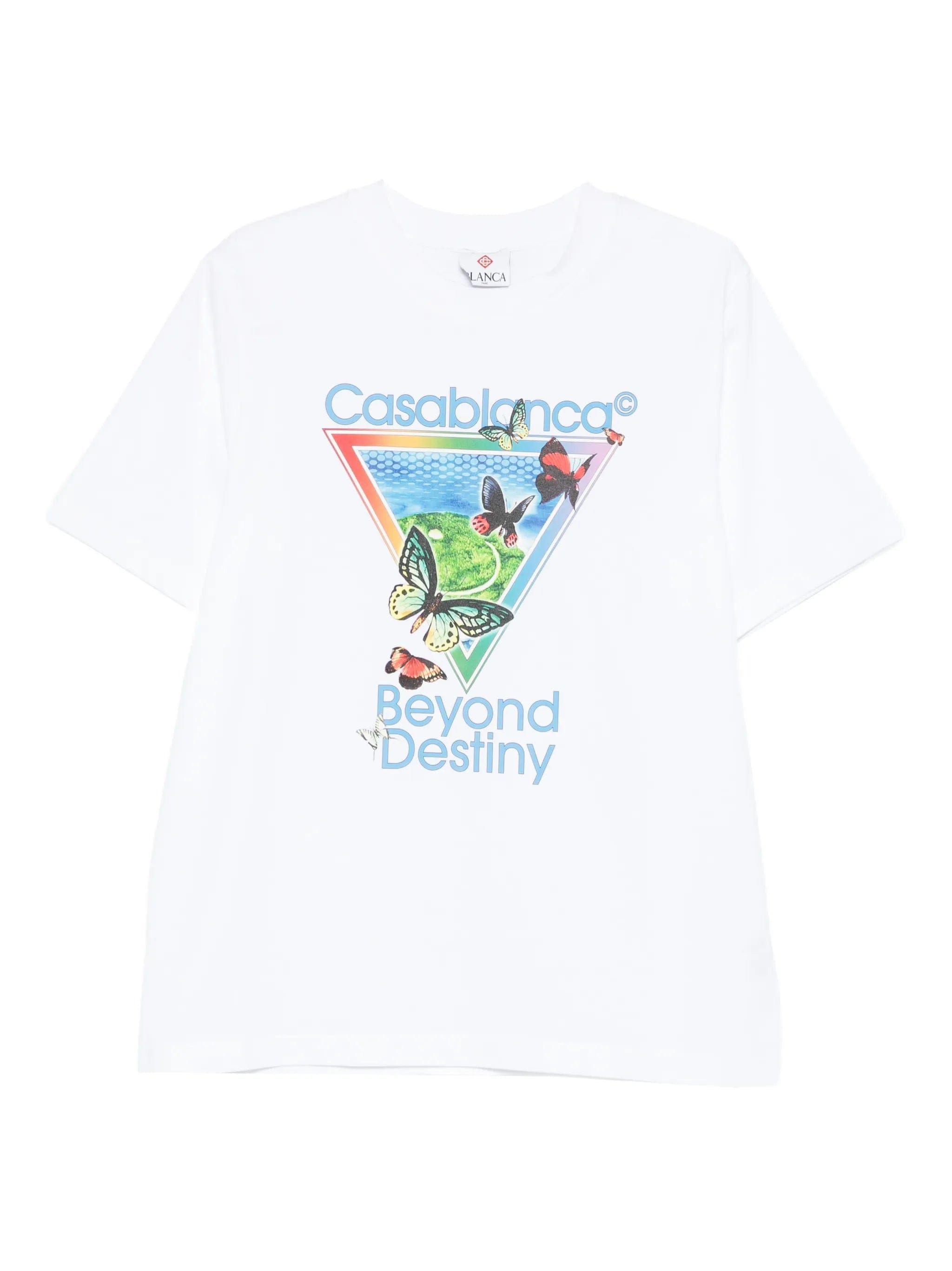 Casablanca tennis club beyond destiny graphic t - shirt