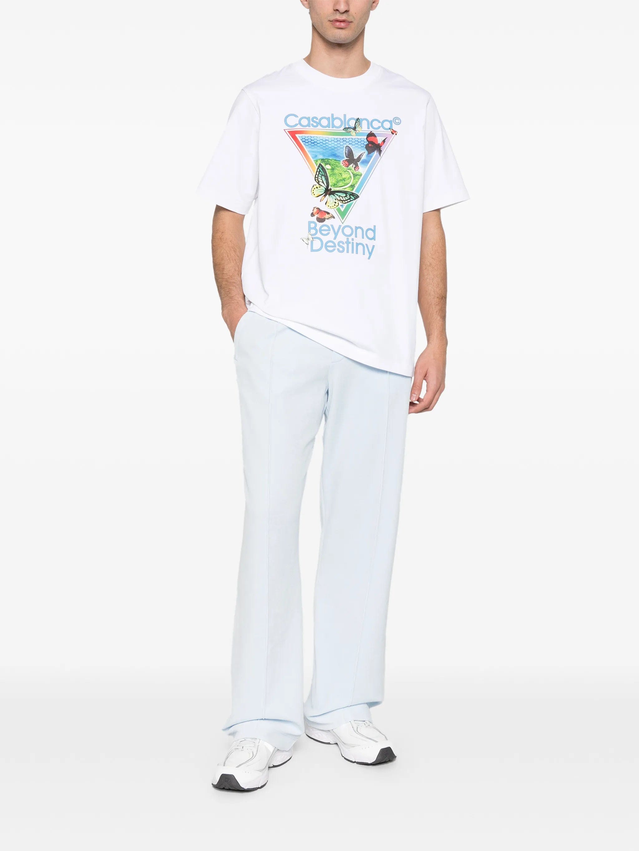 Casablanca tennis club beyond destiny graphic t - shirt