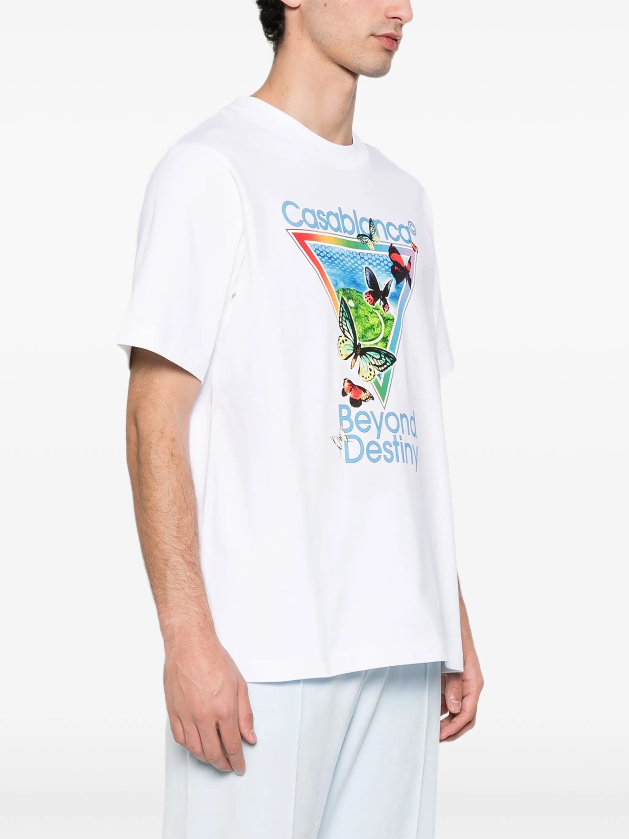 Casablanca tennis club beyond destiny graphic t - shirt