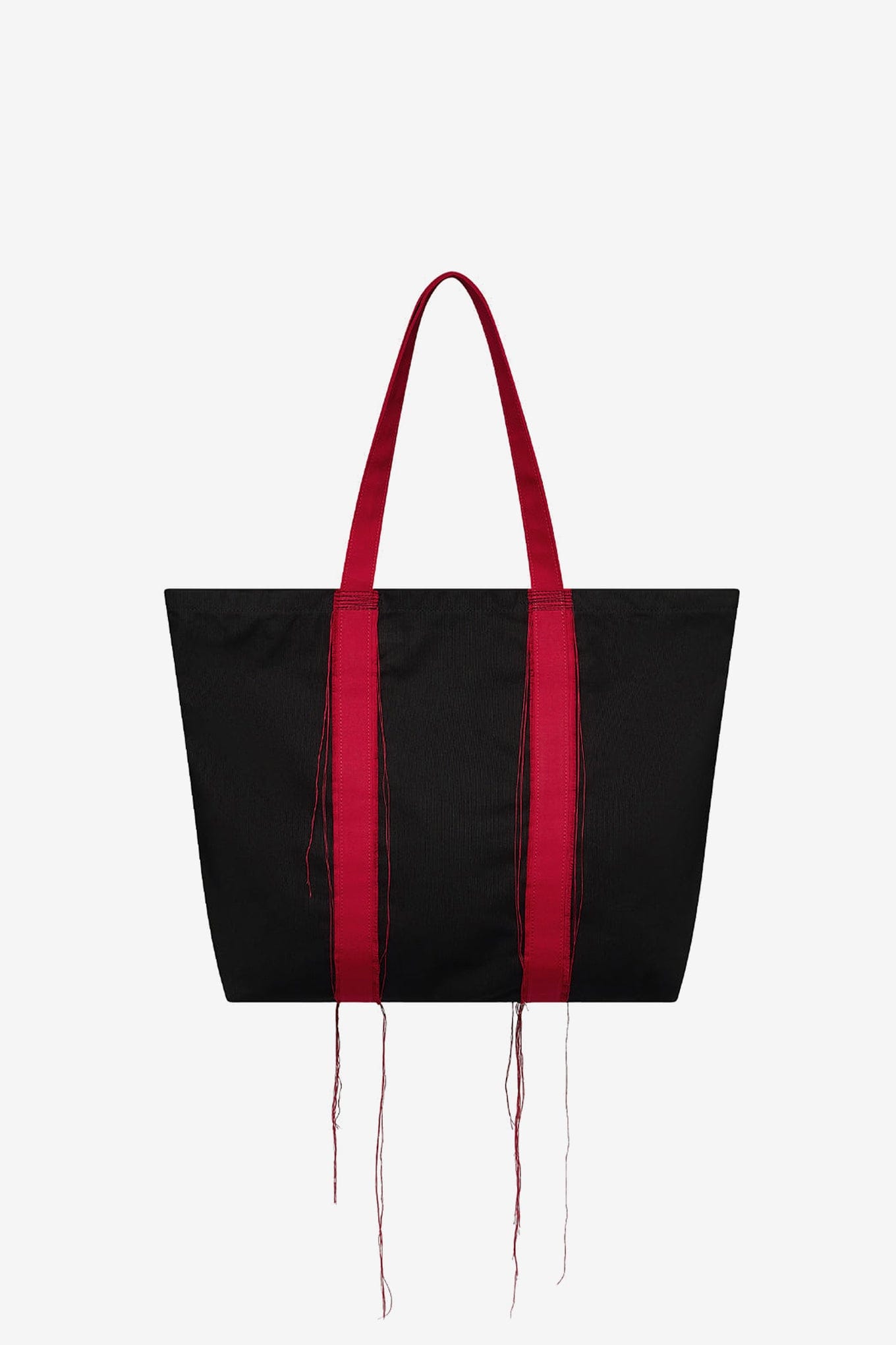 0TAPE FRAYED COLOR TOTE BAG FOREST