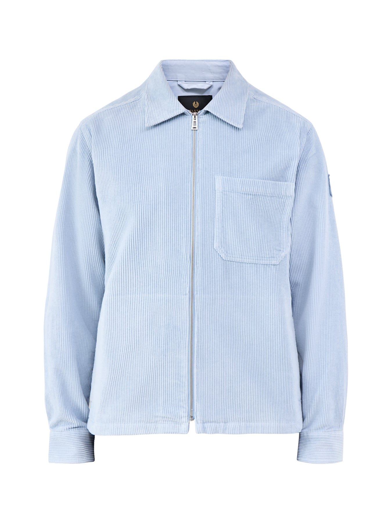 Belstaff Valve Cord Zip Overshirt Blue