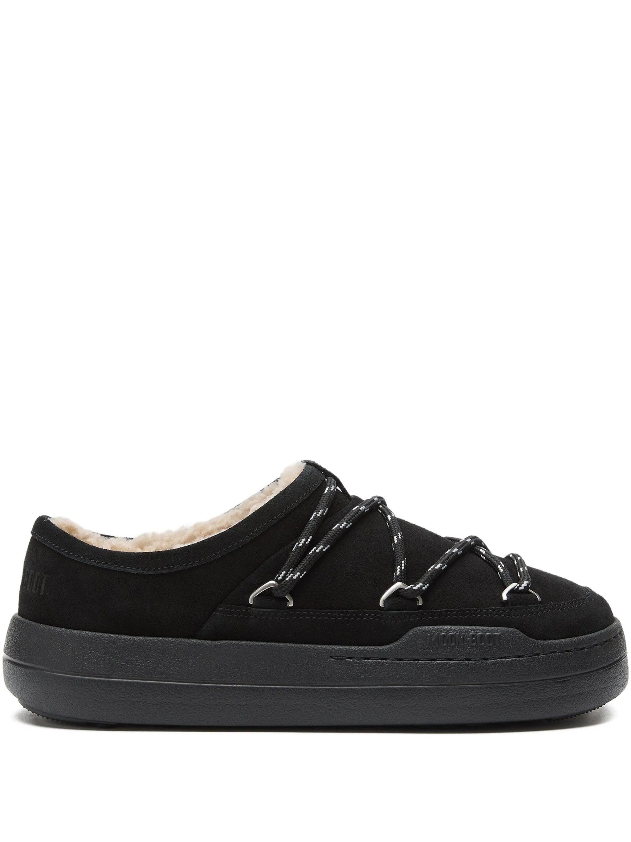 Moon Boot Park lace - detail shearling slippers
