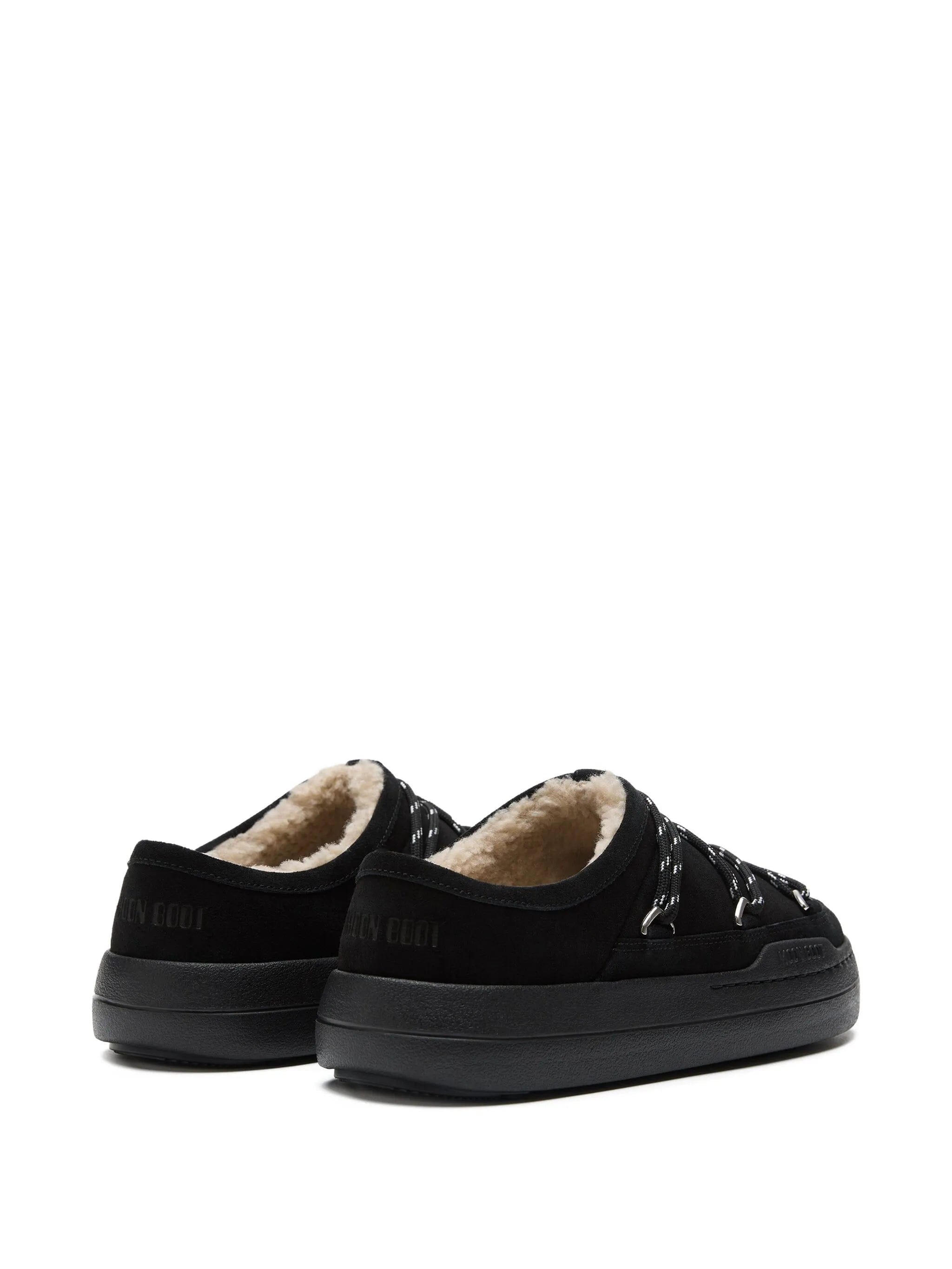 Moon Boot Park lace - detail shearling slippers