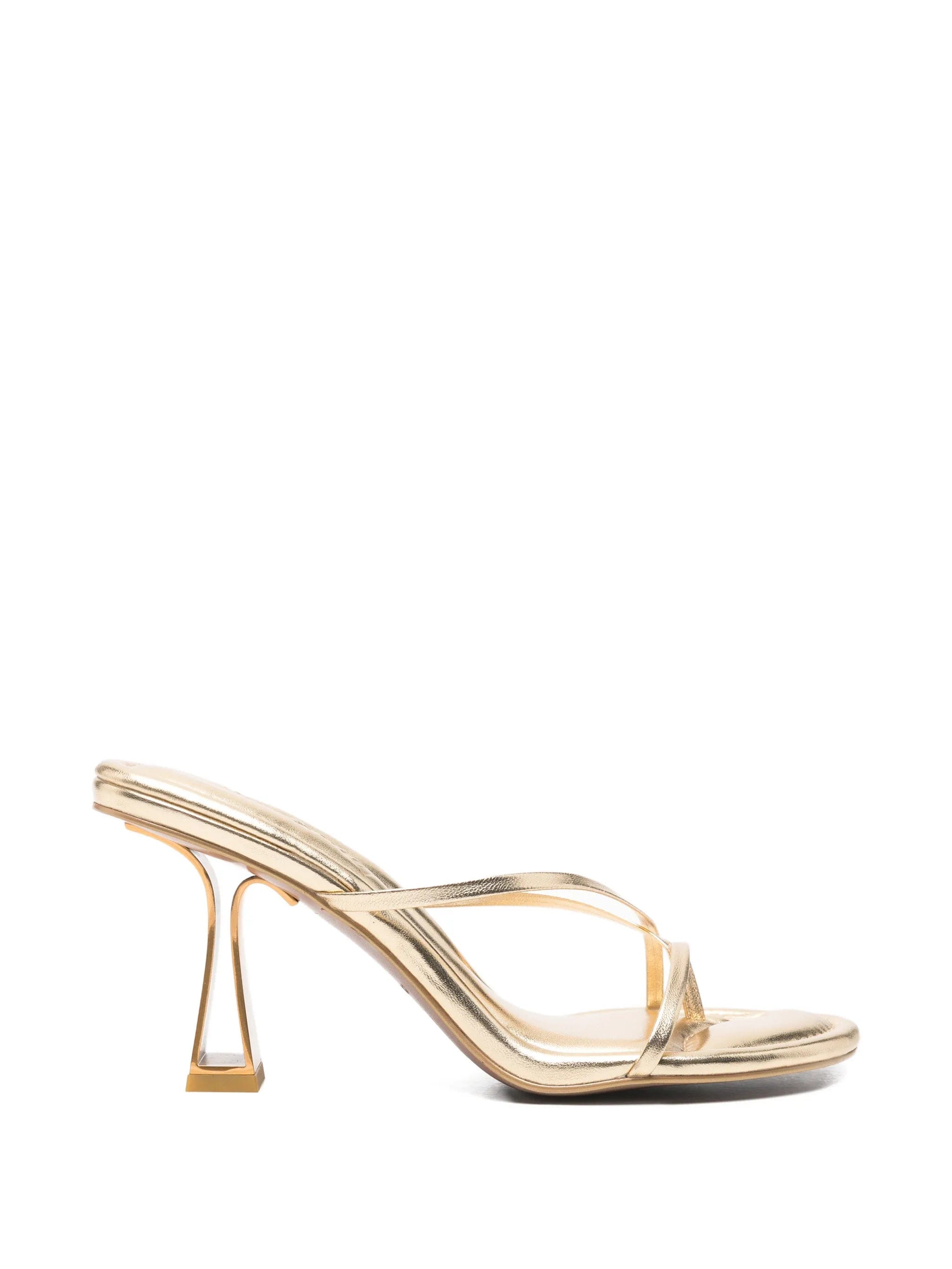Cult Gaia Soriah metallic - effect sandals