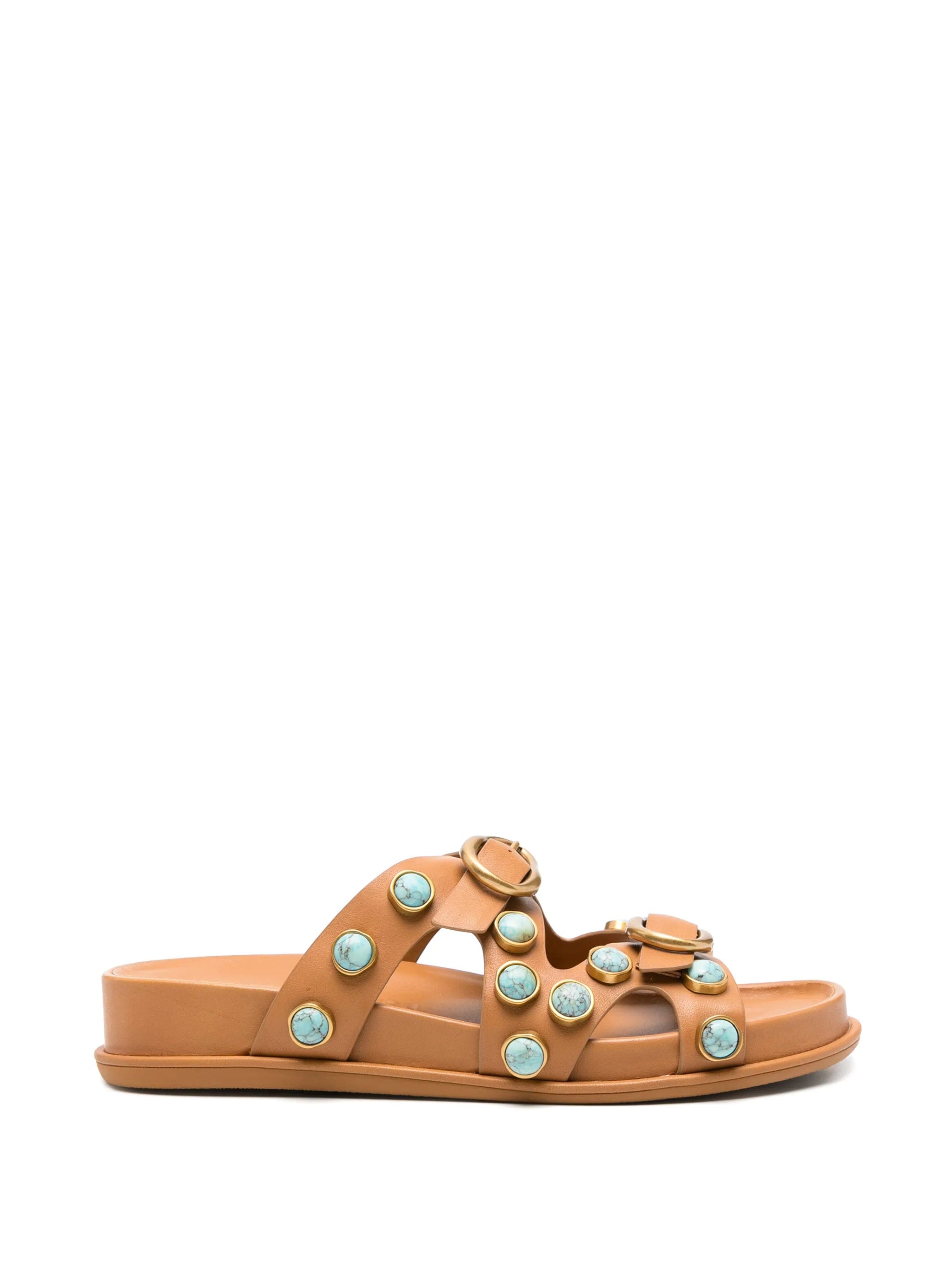 Cult Gaia Blair buckle embellished sandals