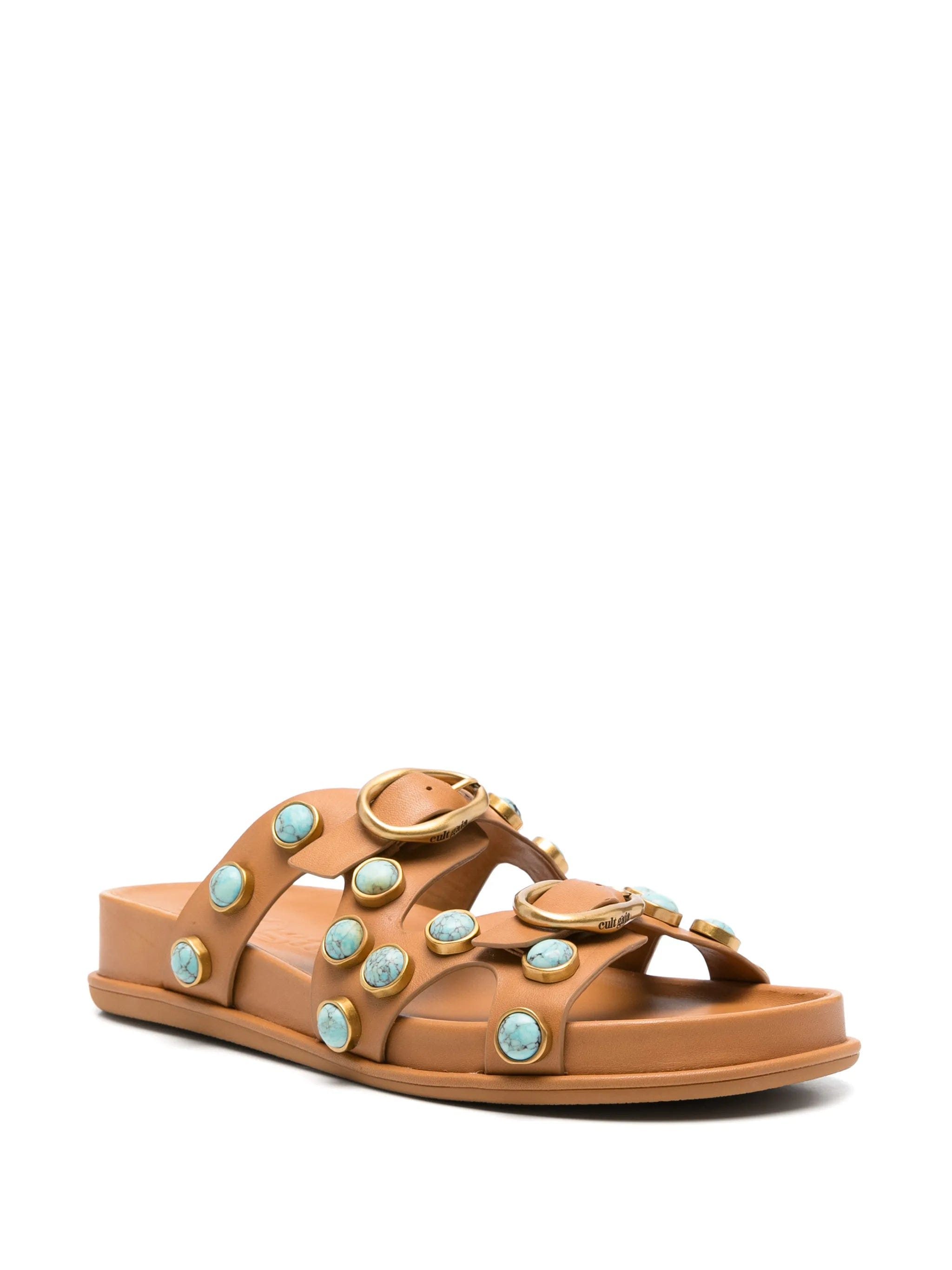Cult Gaia Blair buckle embellished sandals