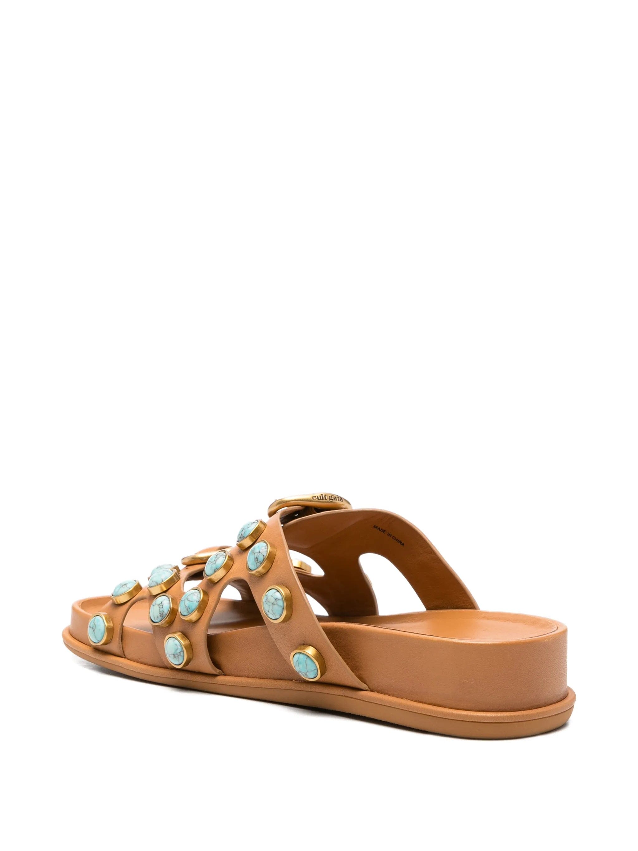 Cult Gaia Blair buckle embellished sandals