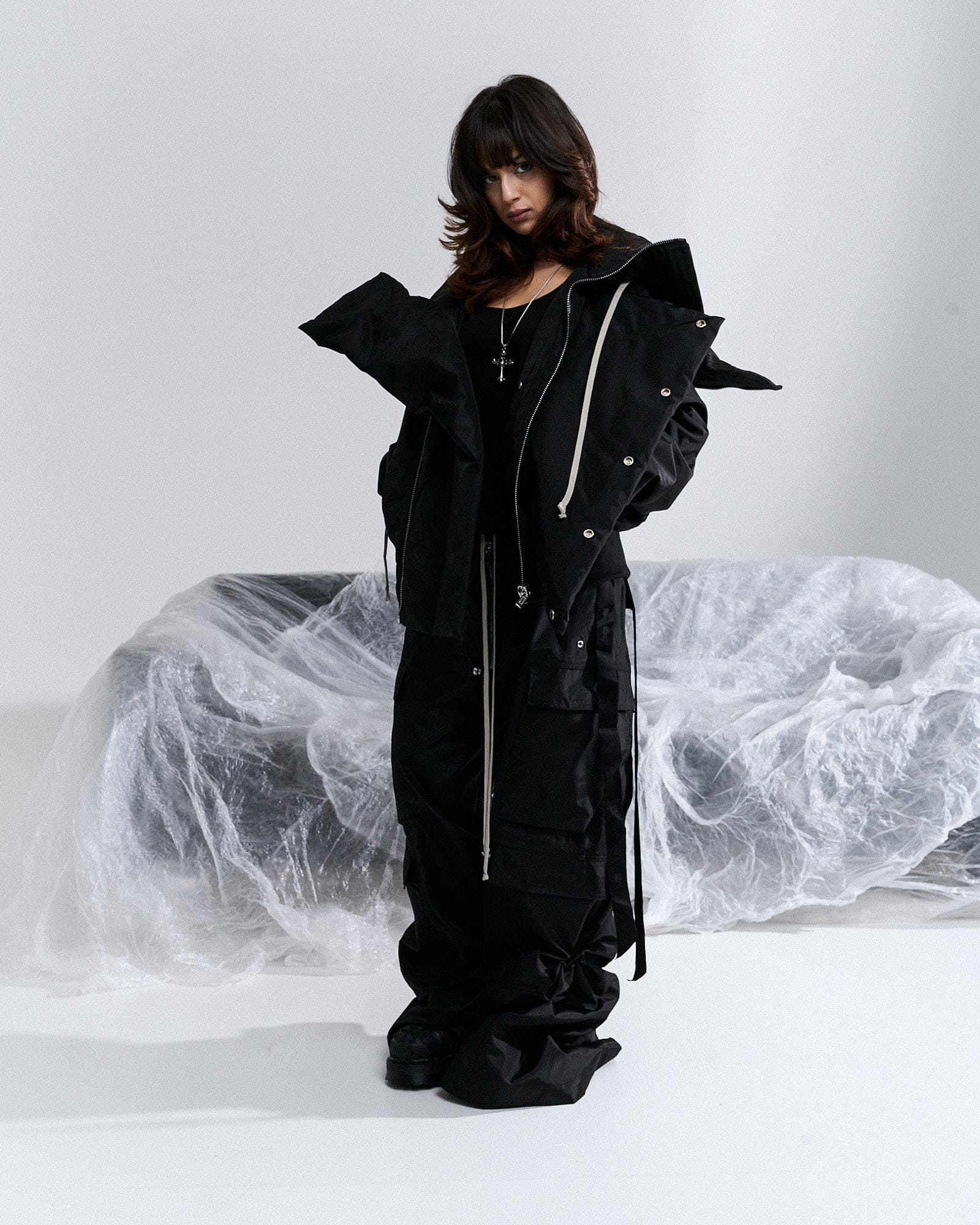 Rick Owens Cropped Alice Parka