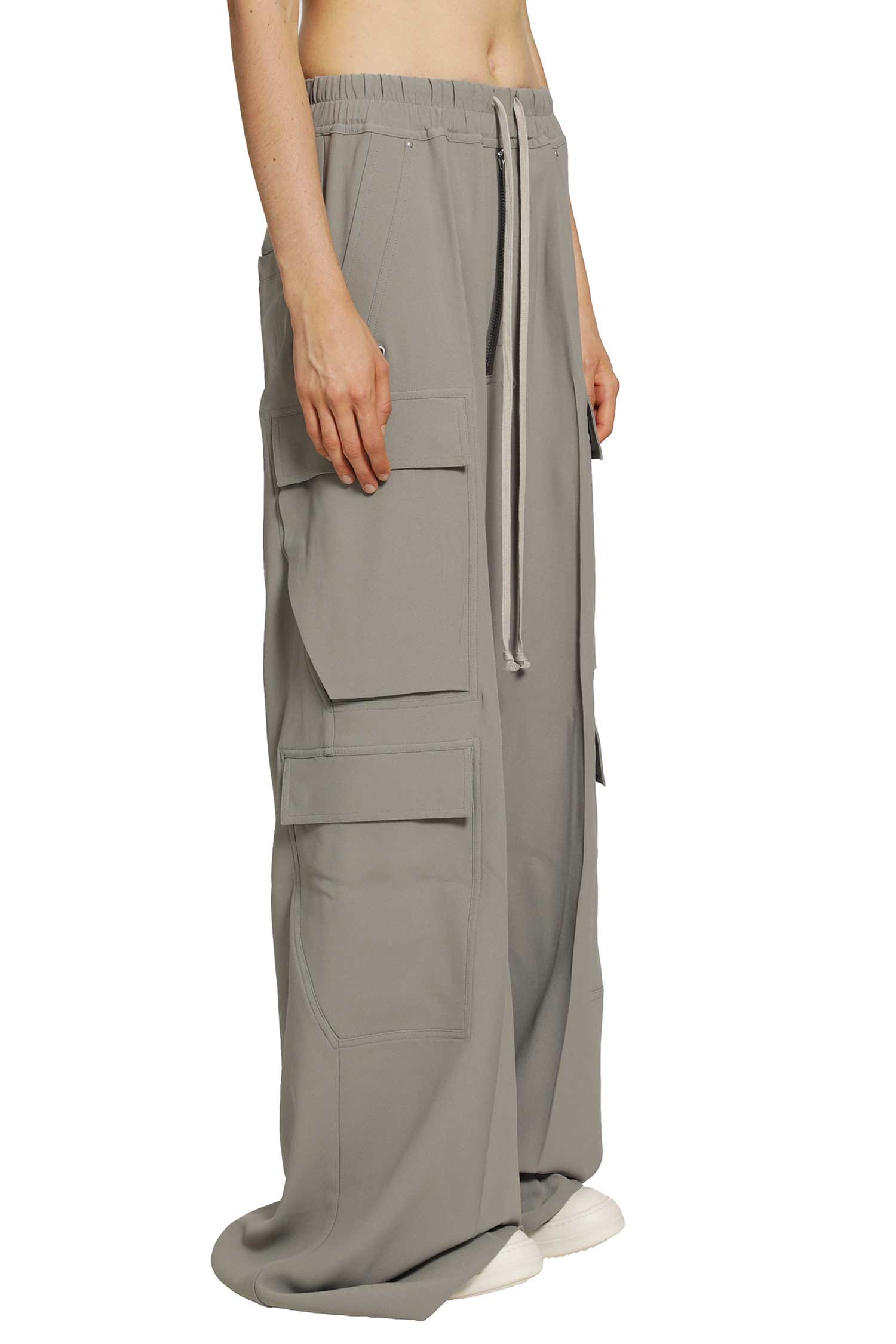 RICK OWENS Tower Cargobelas in Heavy Cady