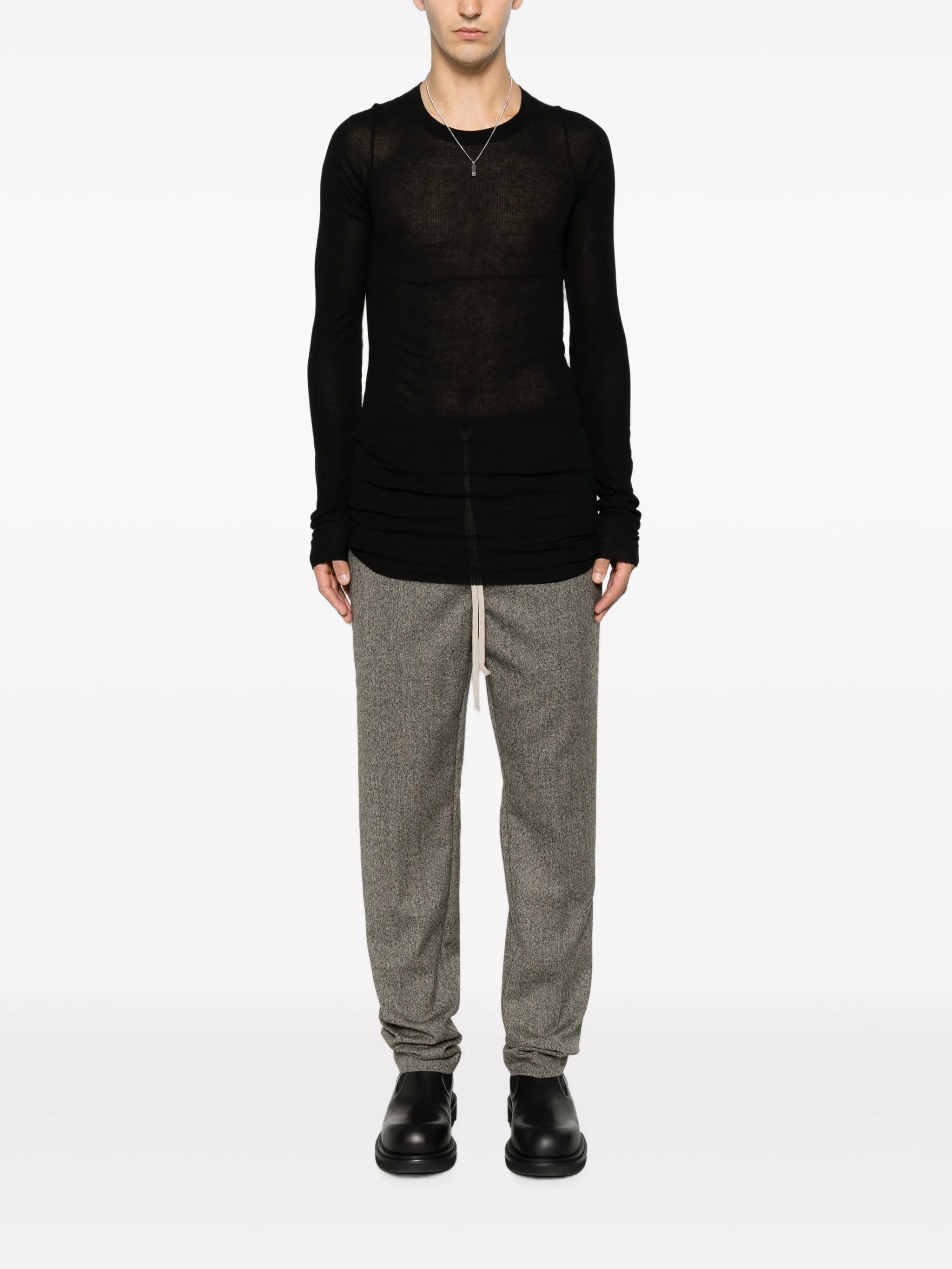 Rick Owens drawstring - waist track pants
