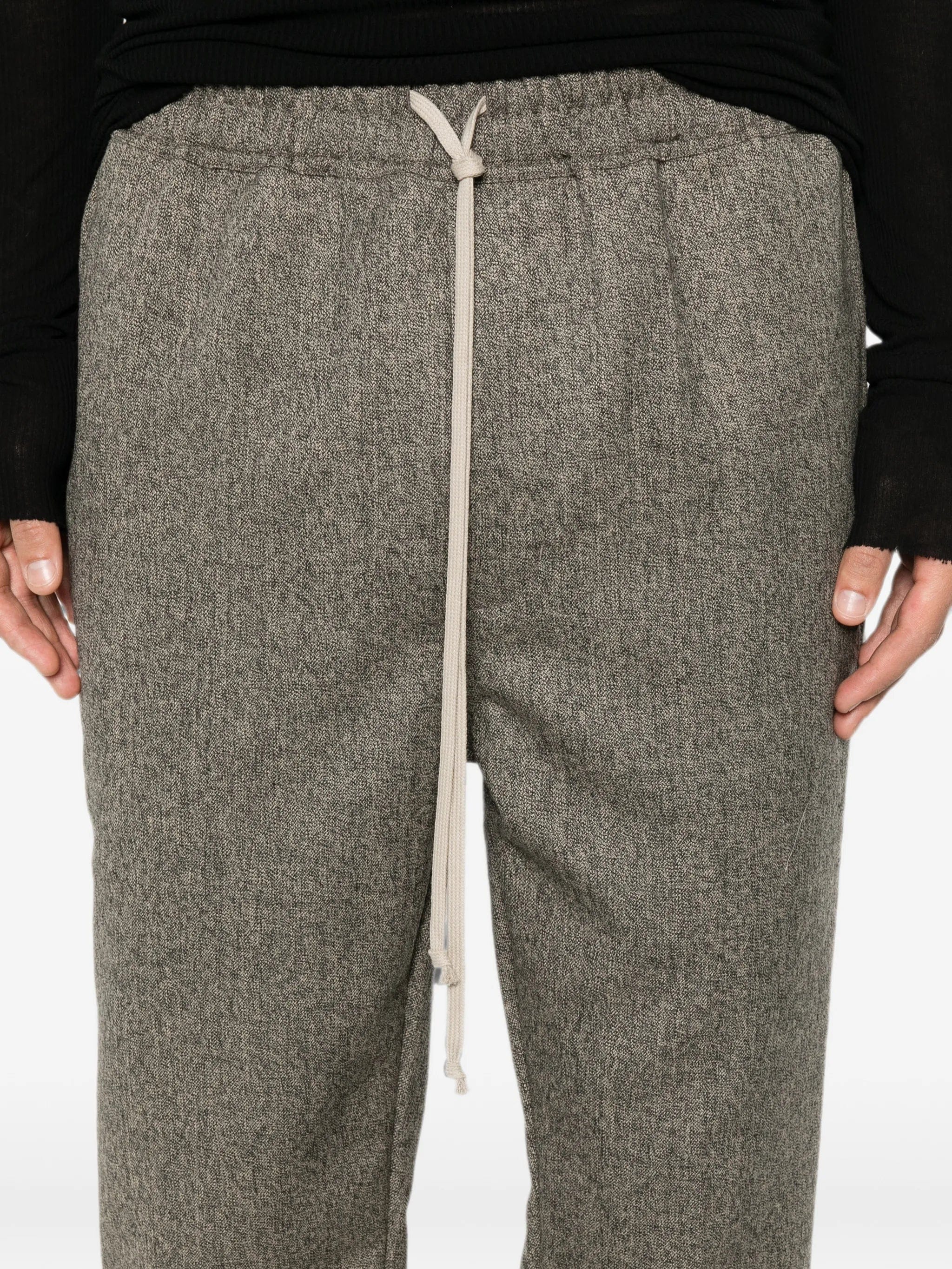 Rick Owens drawstring - waist track pants