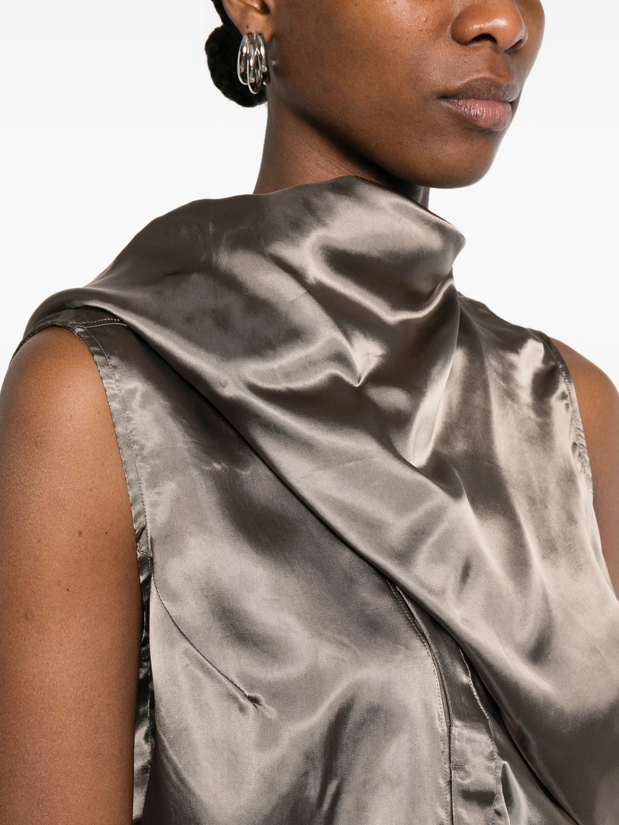 Rick Owens SL Island ruffled blouse