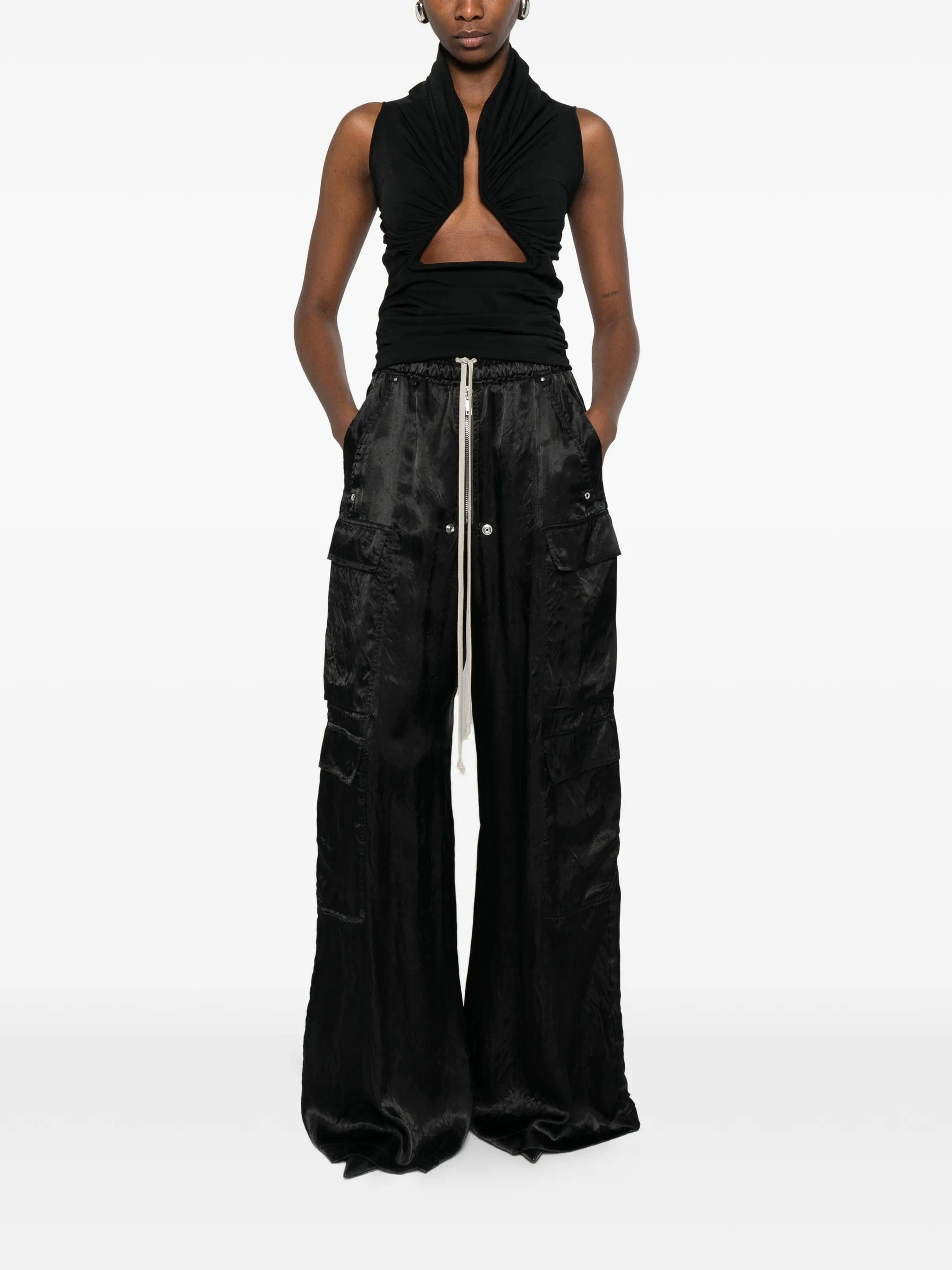 Rick Owens draped jersey top