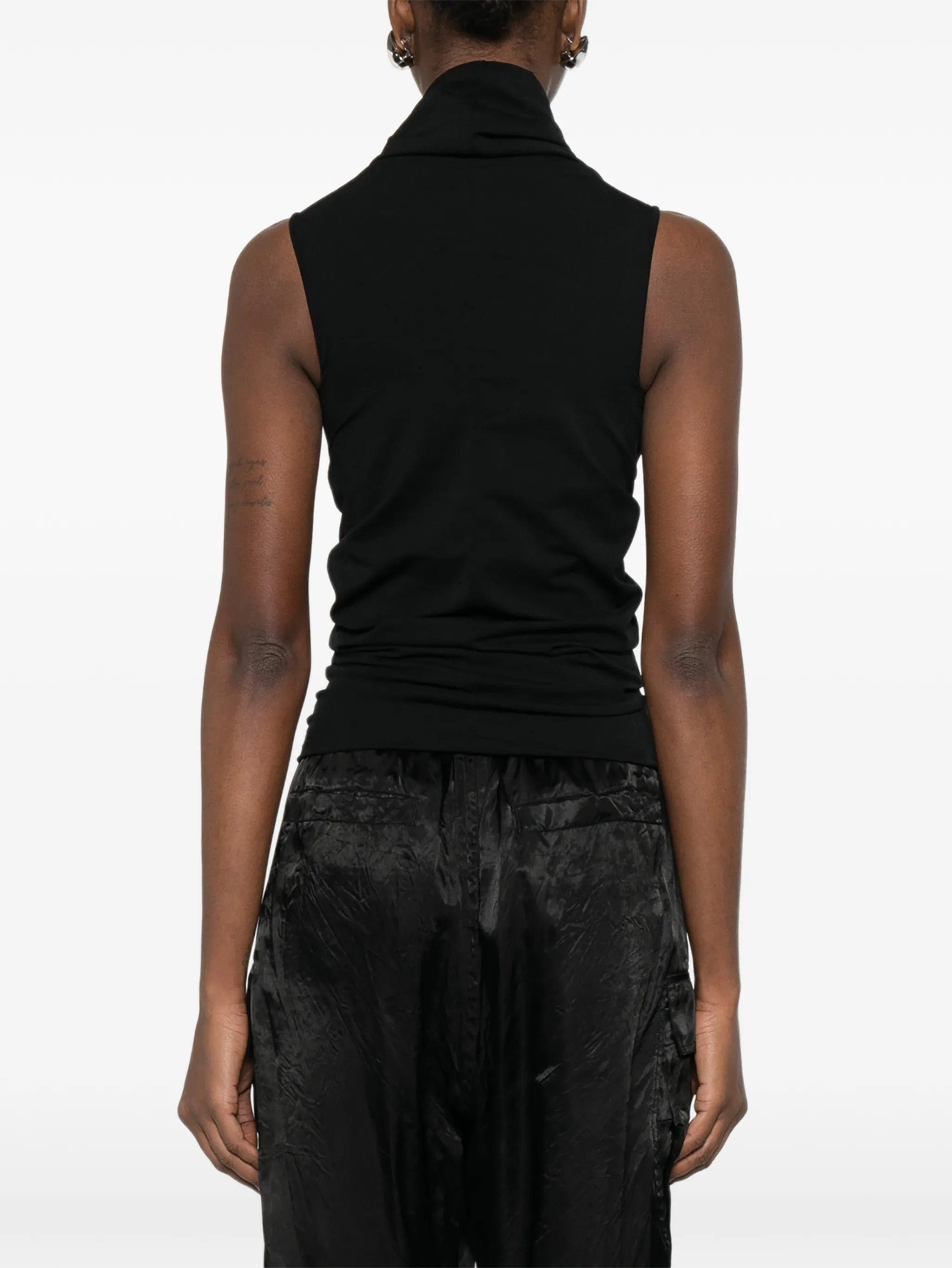 Rick Owens draped jersey top