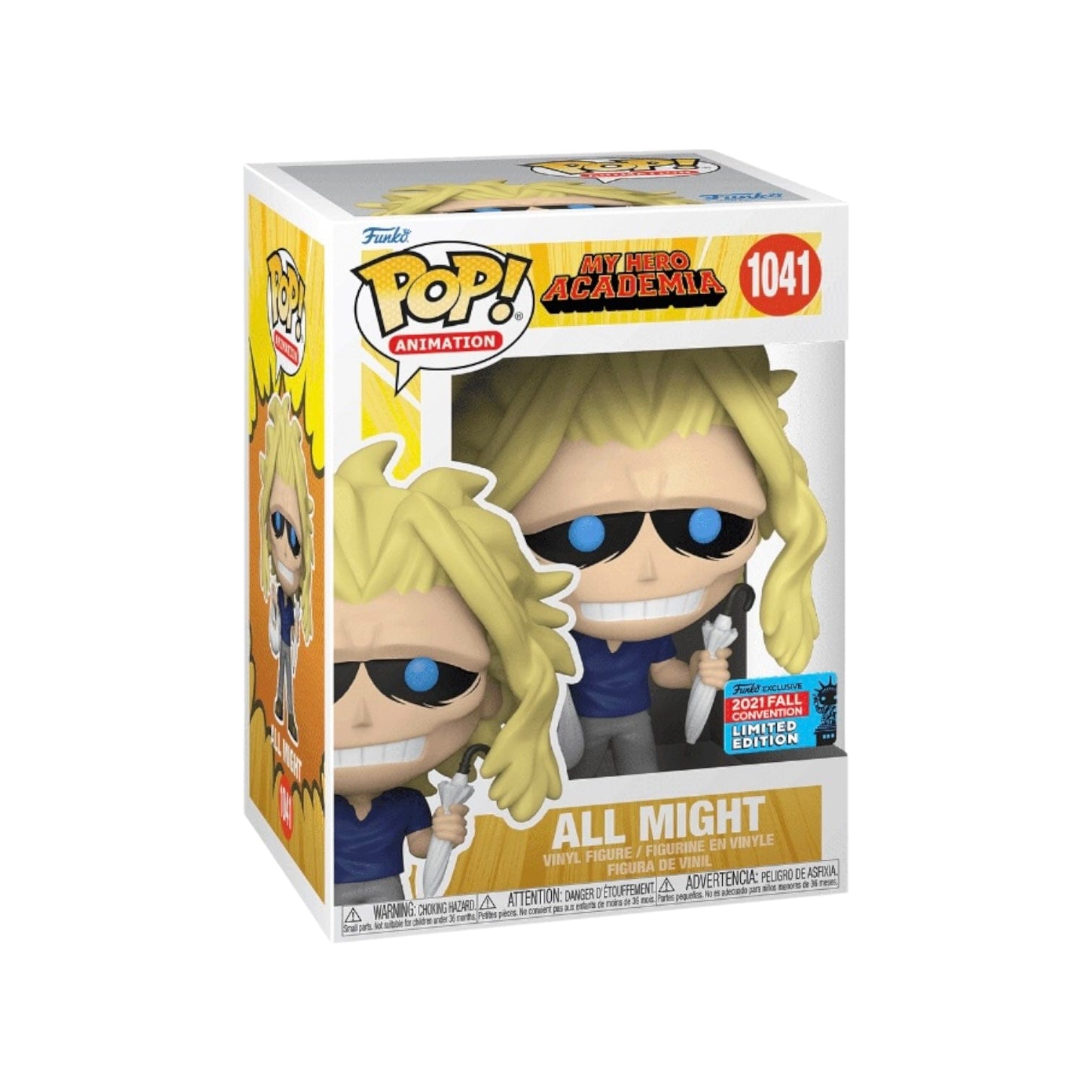 Funko Pop! All Might #1041 Funko Pop! - My Hero Academia - NYCC 2021 Shared Exclusive