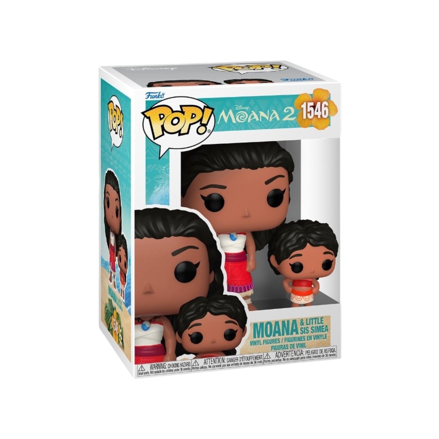 Funko Pop! Moana & Little Sis Simea #1546 Funko Pop! - Moana 2
