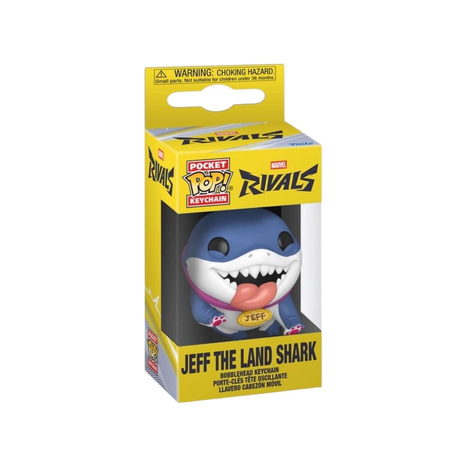 Funko Pop! Jeff the land shark Funko Pop keychain - Marvel Rivals